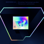 L'edizione speciale imperforata del francobollo 4.0 del Principato del Liechtenstein dotato di tecnologia Blockchain