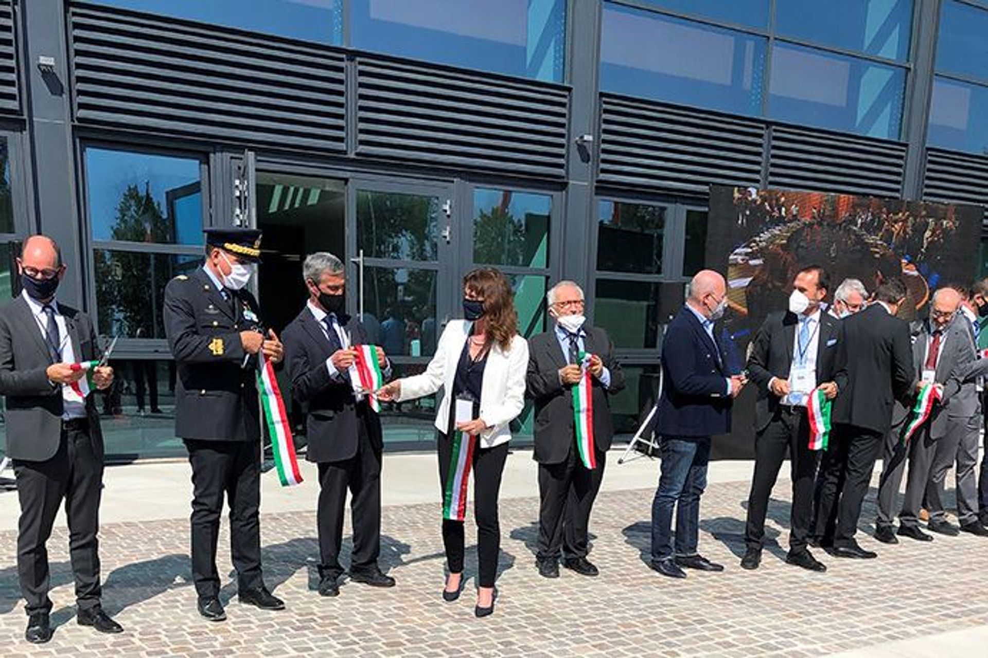 La cerimonia di inaugurazione della sede di Bologna dell'ECWMF, il Centro Europeo per le Previsioni Meteorologiche a Medio Termine (Foto Giacomo Maestri)