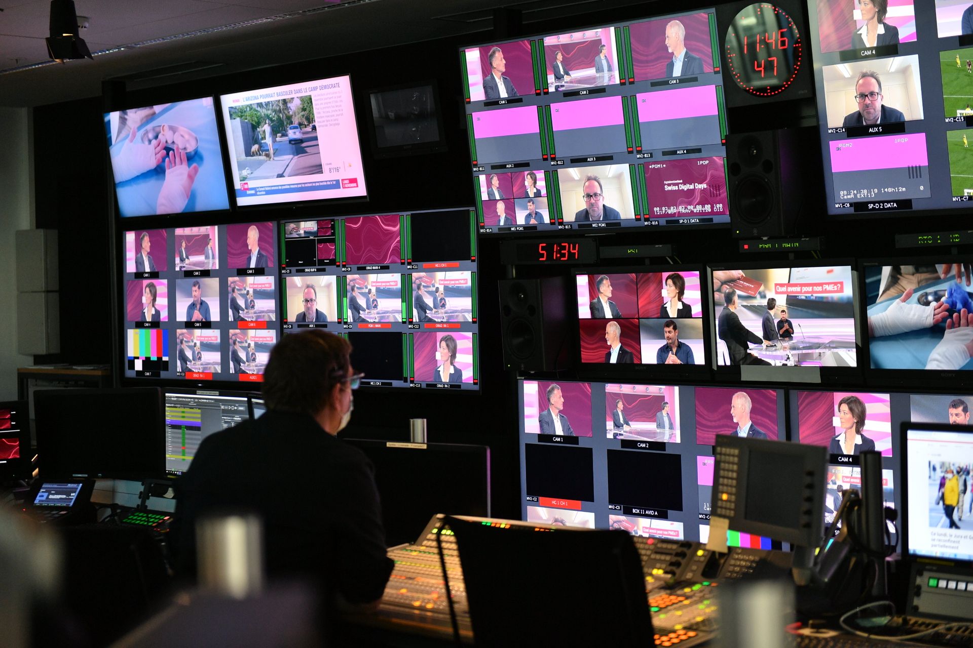 Giornata Digitale Svizzera: la regia televisiva della RTS in occasione delle "Giornate Digitali Svizzere" 2020