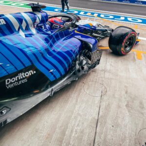 George Russell sulla Williams FW43B-Mercedes nella stagione 2021 di Formula 1