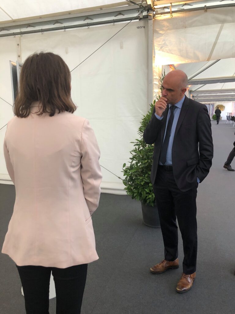 Il Consigliere Federale Alain Berset al Forum Mondiale delle Nazioni Unite sui Dati 2021 (UNWDF) a Berna