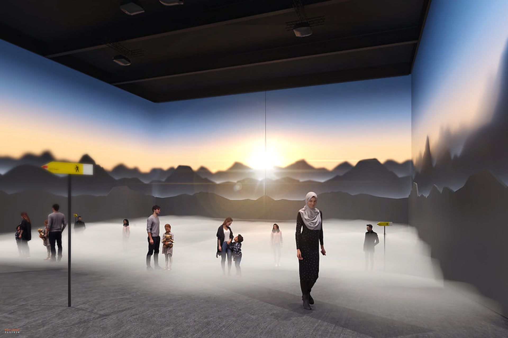 La seconda parte del Padiglione Svizzero all'Expo Dubai 2020