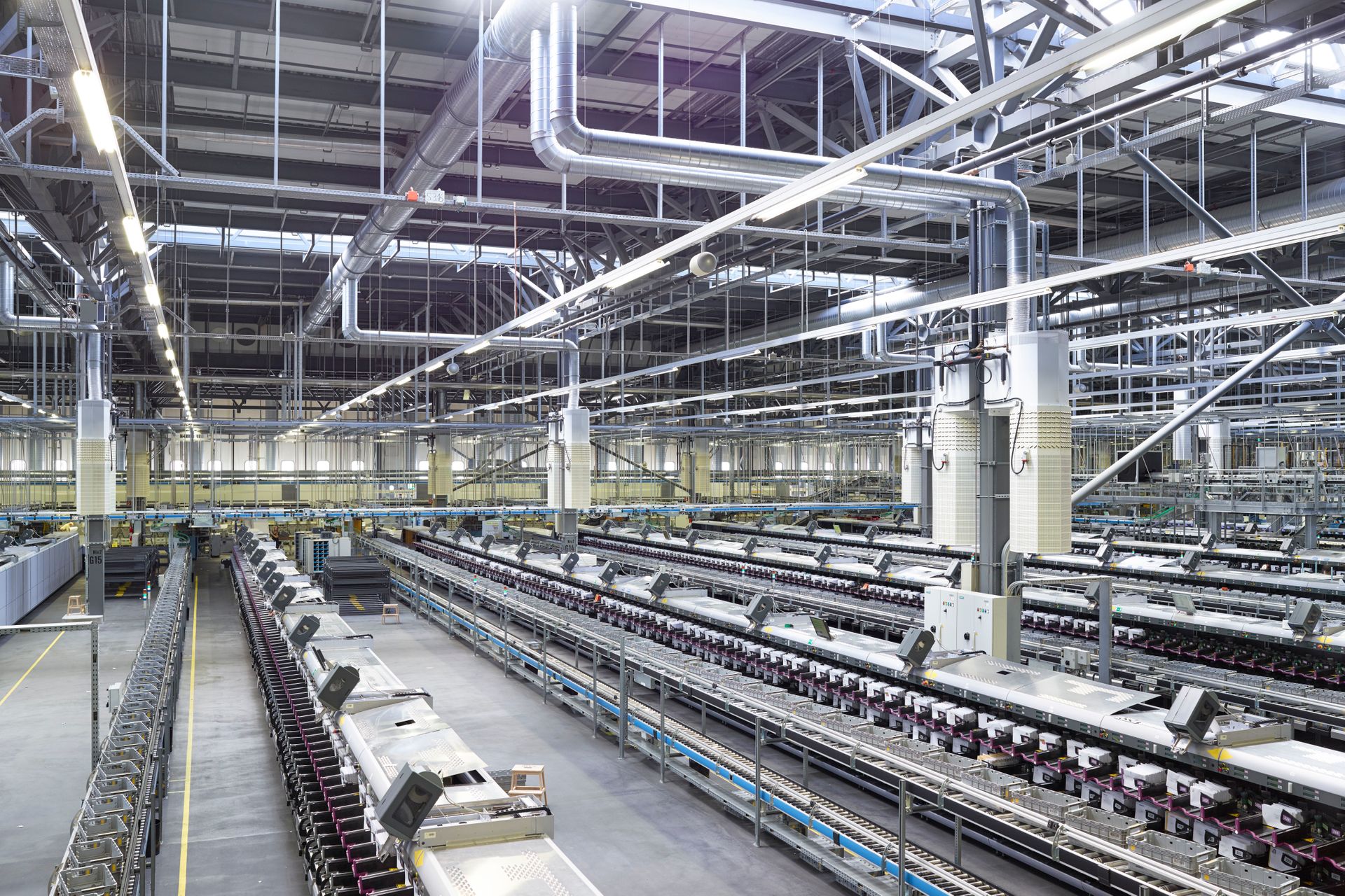 Il sistema automatizzato di smistamento della Posta svizzera
