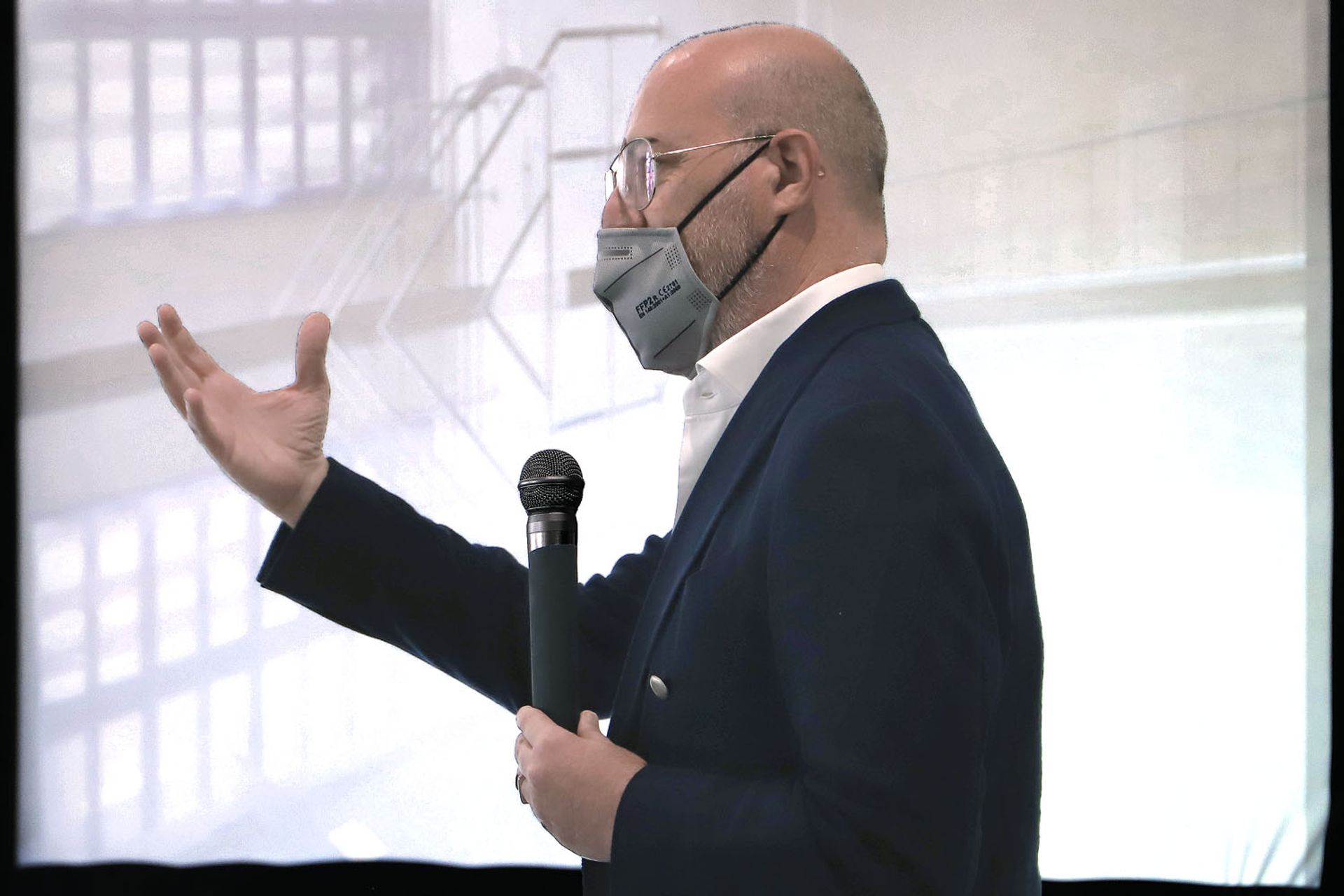 Stefano Bonaccini è il presidente della Regione Emilia-Romagna