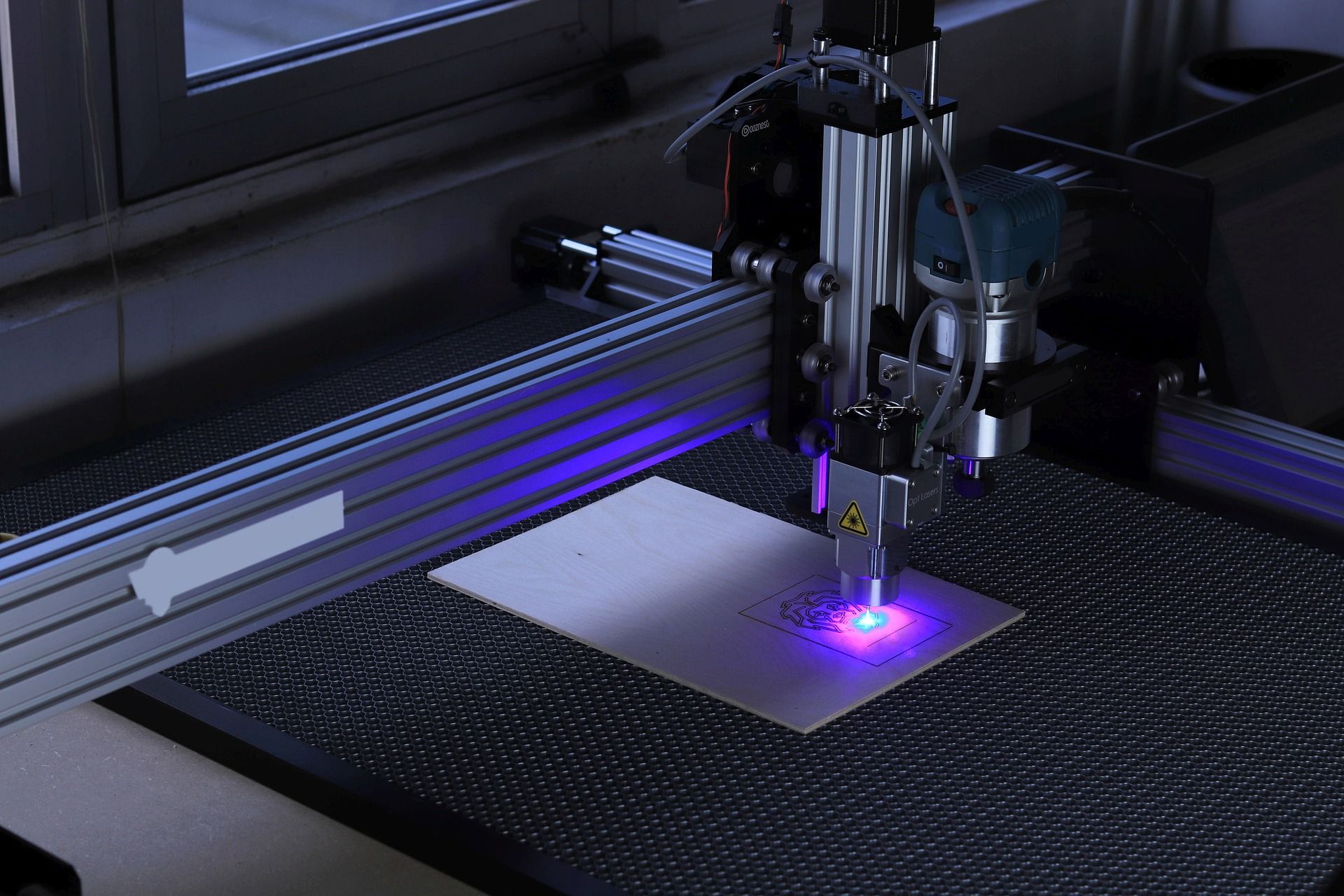 Utilizzo del laser in un'applicazione scientifica
