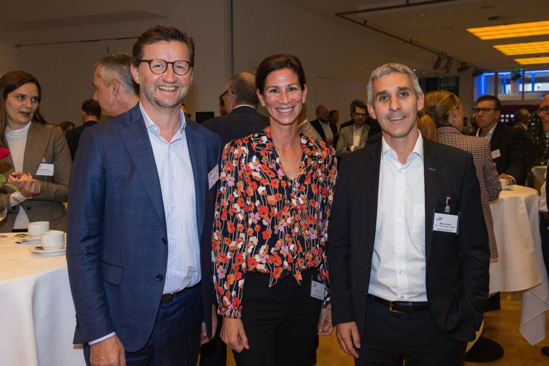 Philip Elkuch, Sulzer, Bianca Lins, Ufficio legale dell'Amt für Kommunikation del Liechtenstein, e Martin Schädler, Autorità di vigilanza sui mercati finanziari del Liechtenstein