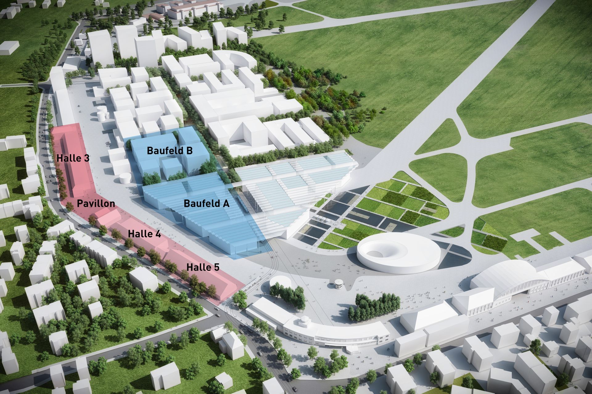 Le varie tappe di realizzazione dello Switzerland Innovation Park Zurich