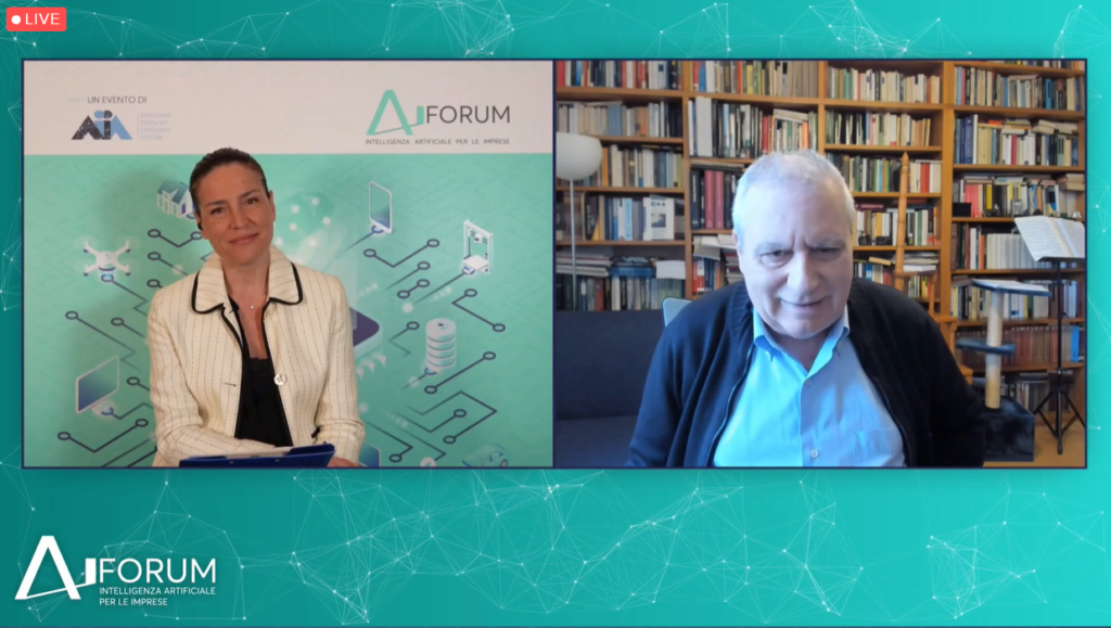 L'intervento allo "AI FORUM Intelligenza Artificiale per le Imprese" di Piero Poccianti