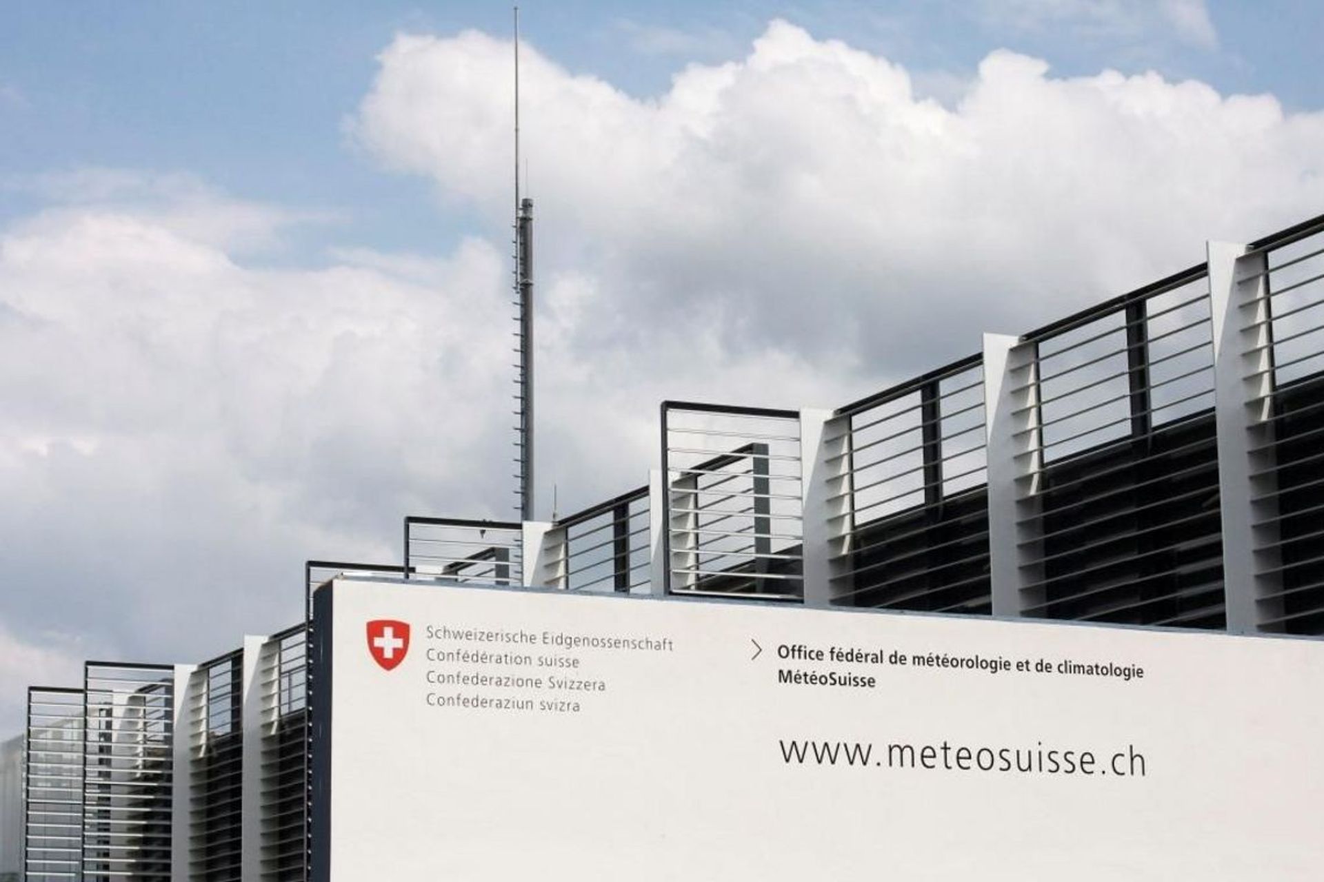 Una stazione di rilevamento romanda di MeteoSuisse