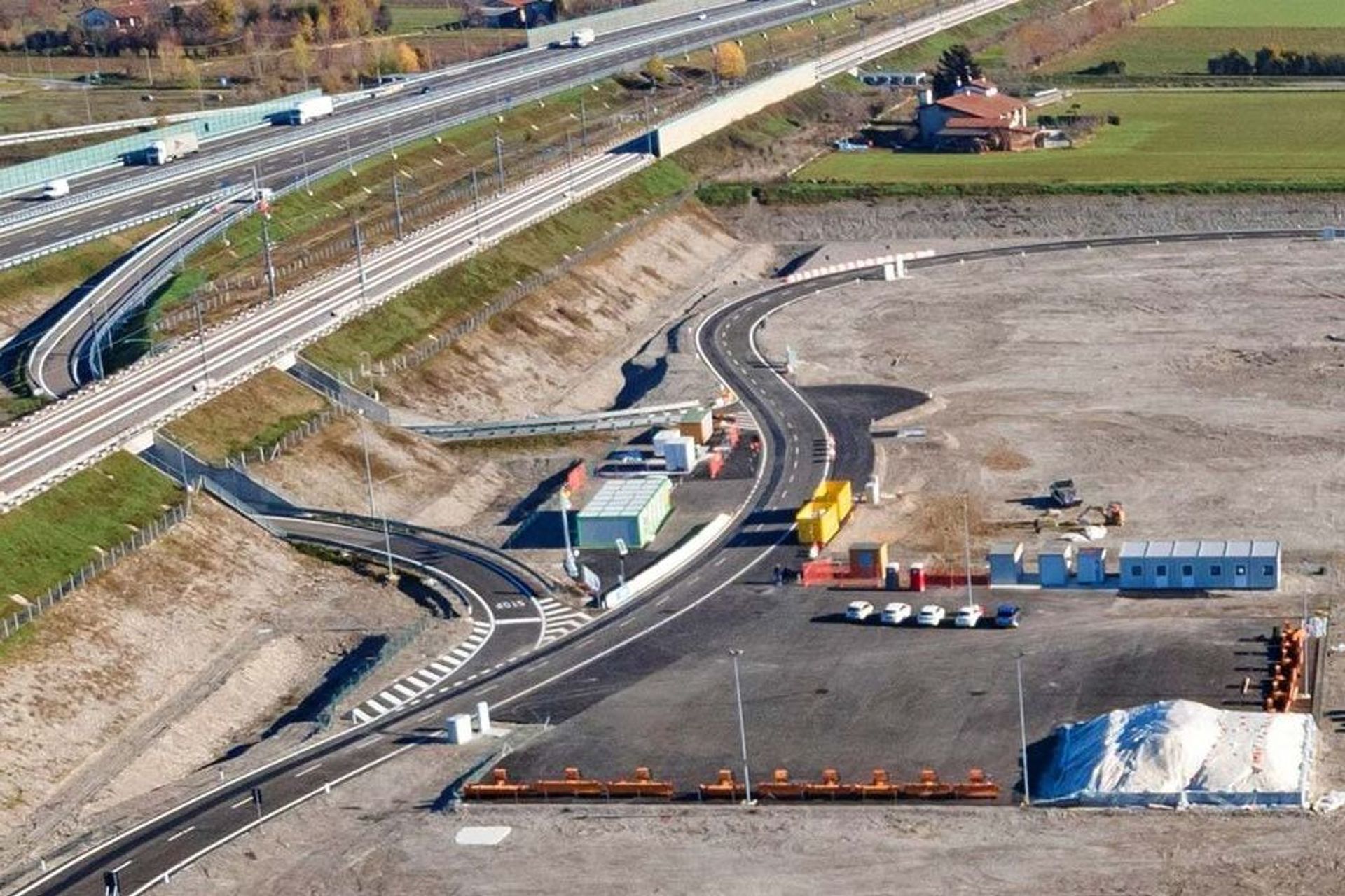 La zona di controllo dei test del Dynamic Wireless Power Transfer in Lombardia