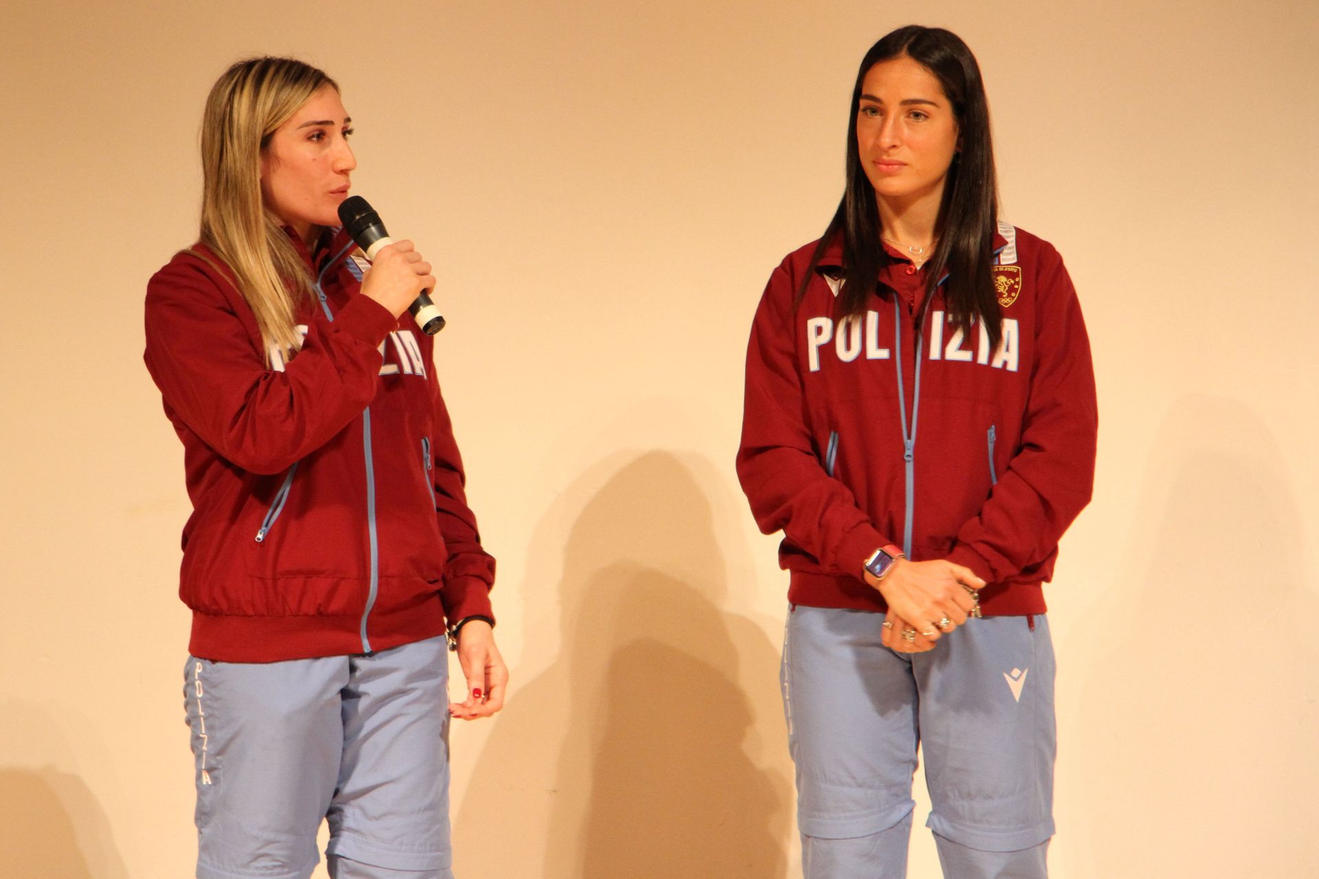 Maria Centracchio e Alberta Santuccio, rispettivamente medaglie olimpiche a Tokyo nel Judo e nella Scherma