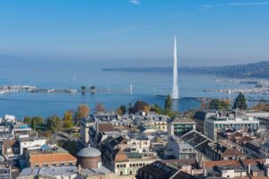 Ginevra è una delle città più popolose nonché a maggiore densità infrastrutturale della Svizzera