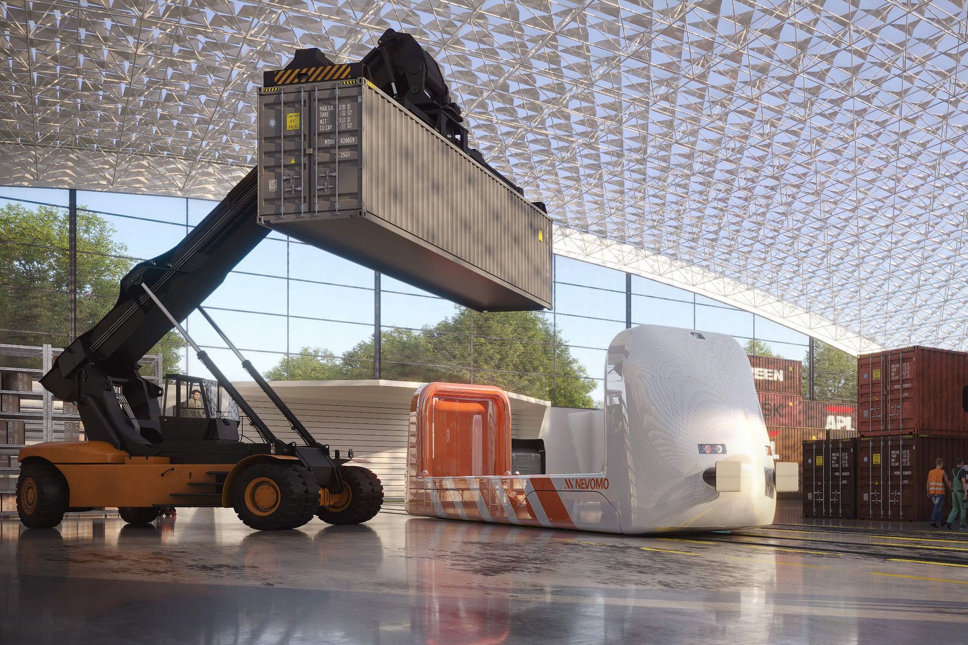 MagRail è un innovativo treno a levitazione magnetica, congegnato dalla società svizzero-polacca Nevomo, capace di funzionare all'interno dei corridoi ferroviari esistenti