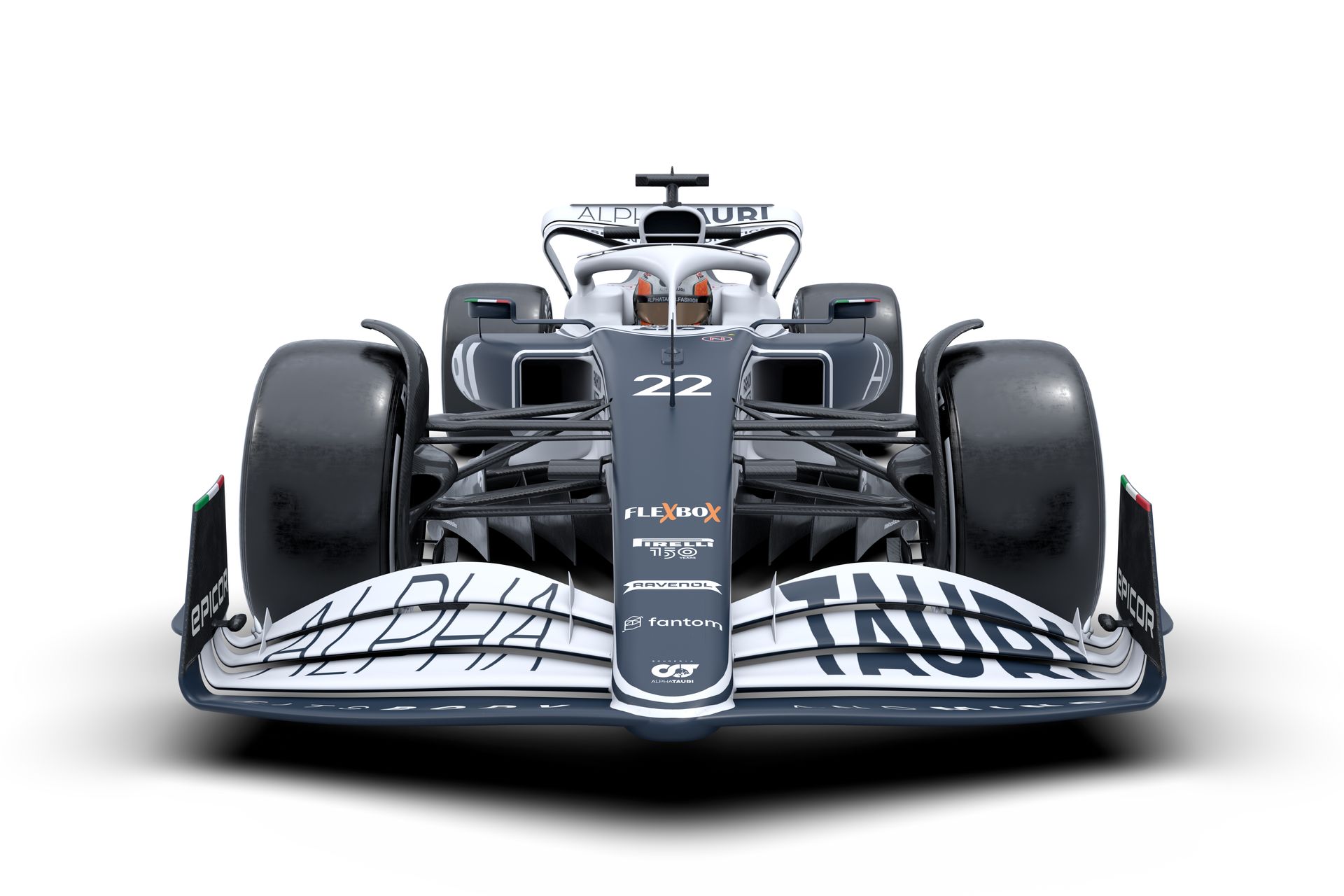 La monoposto Alpha Tauri AT03-Red Bull prenderà parte al Campionato del Mondo 2022 di Formula 1