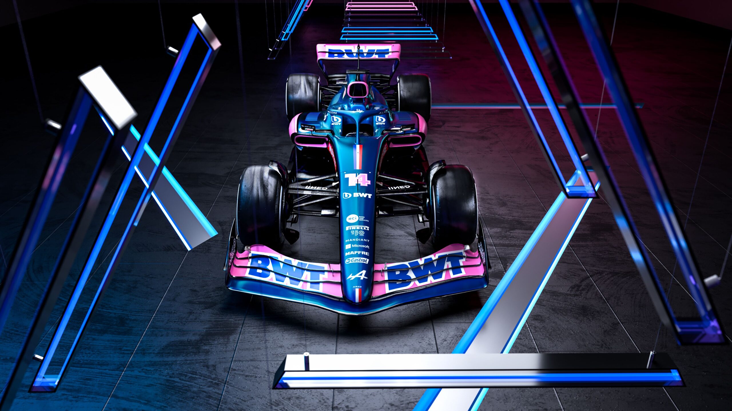 La monoposto del BWT Alpine F1 Team per la stagione 2022 di Formula 1