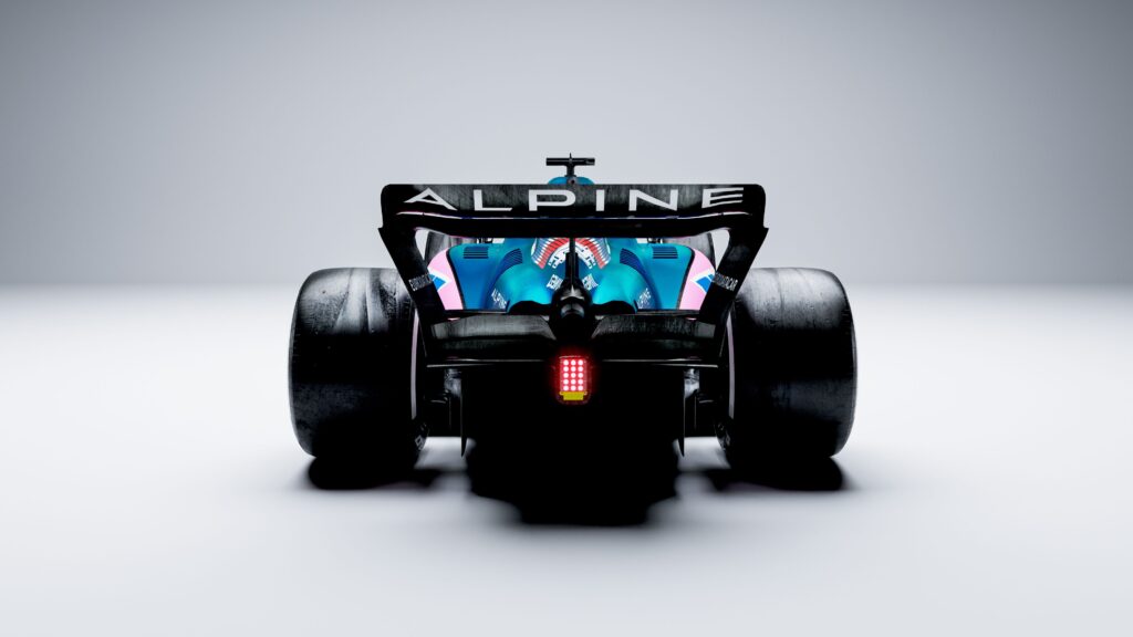La monoposto del BWT Alpine F1 Team per la stagione 2022 di Formula 1
