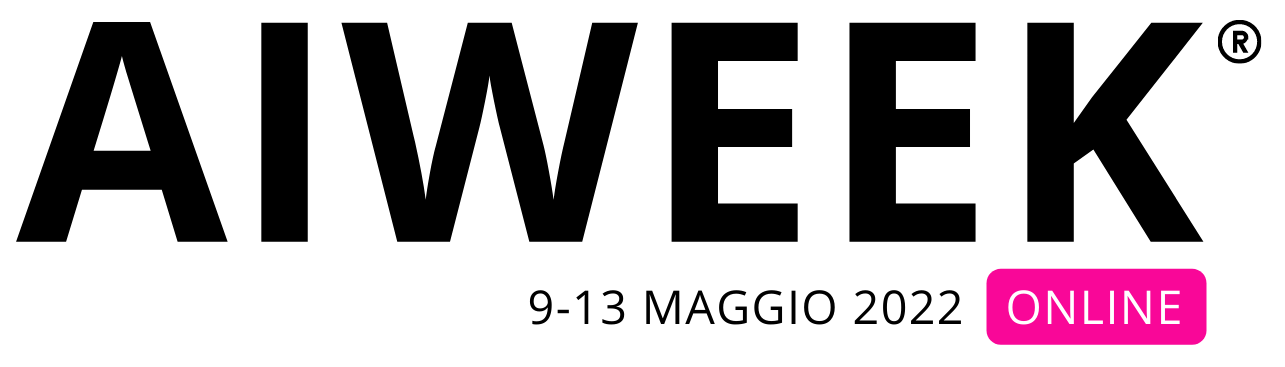 Il logotipo dell'edizione 2022 della “AI Week - settimana italiana dell'intelligenza artificiale”