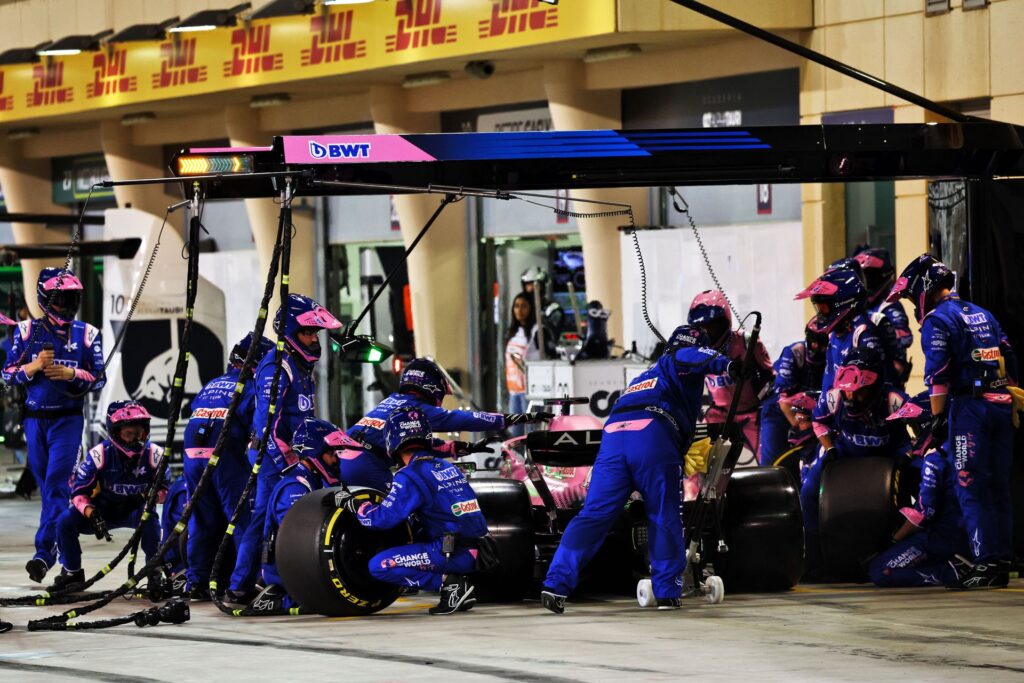 La monoposto A522 del BWT Alpine F1 Team affidata nel 2022 a Fernando Alonso ed Esteban Ocon