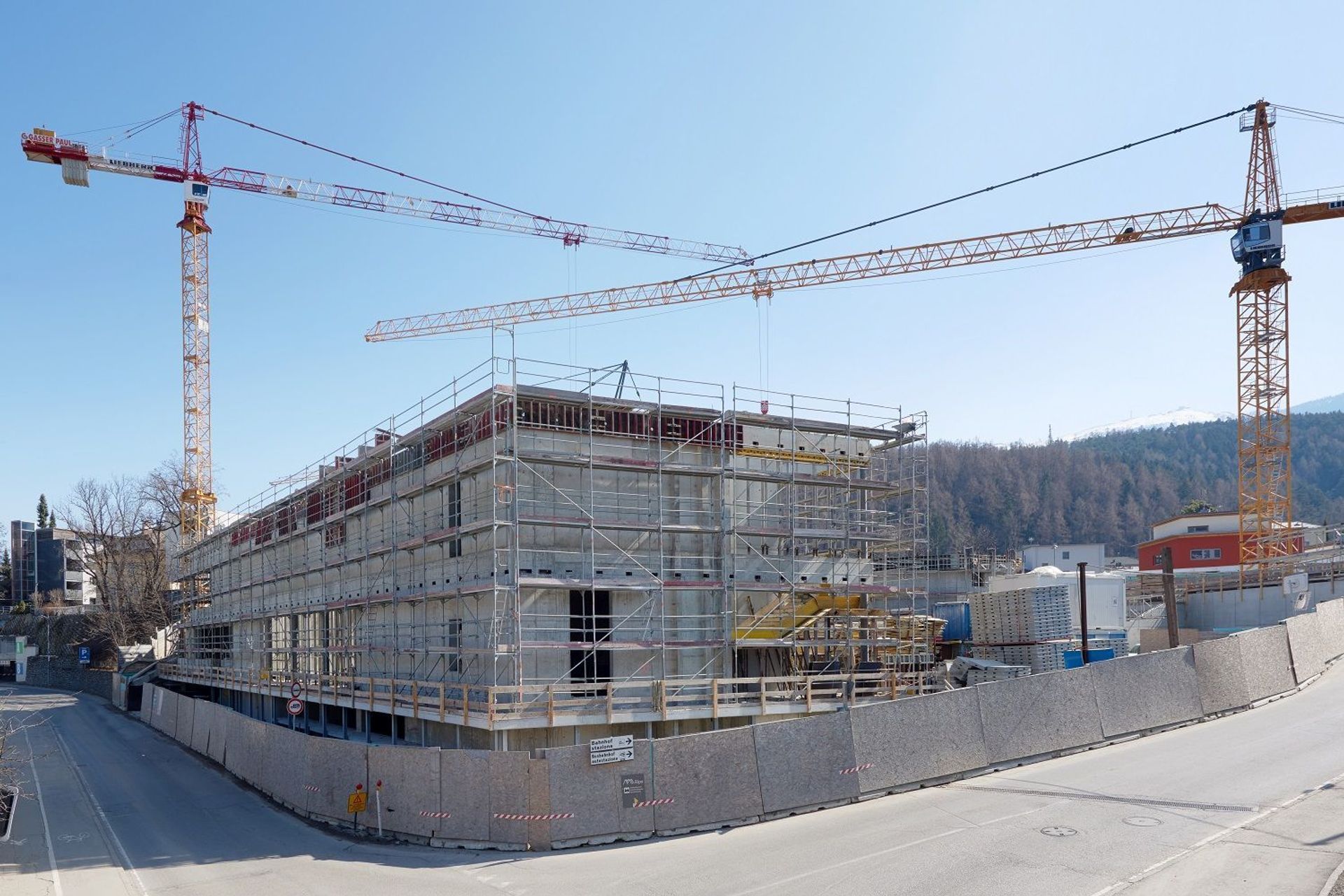 I lavori di costruzione dei NOI Techpark Brunico sono già a buon punto