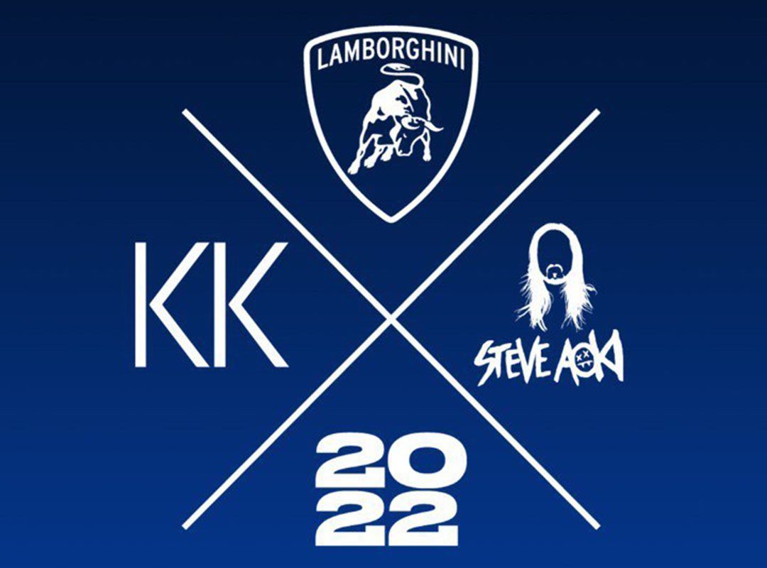 La key visual del progetto di Automobili Lamborghini e degli artisti Steve Aoki e Krista Kim