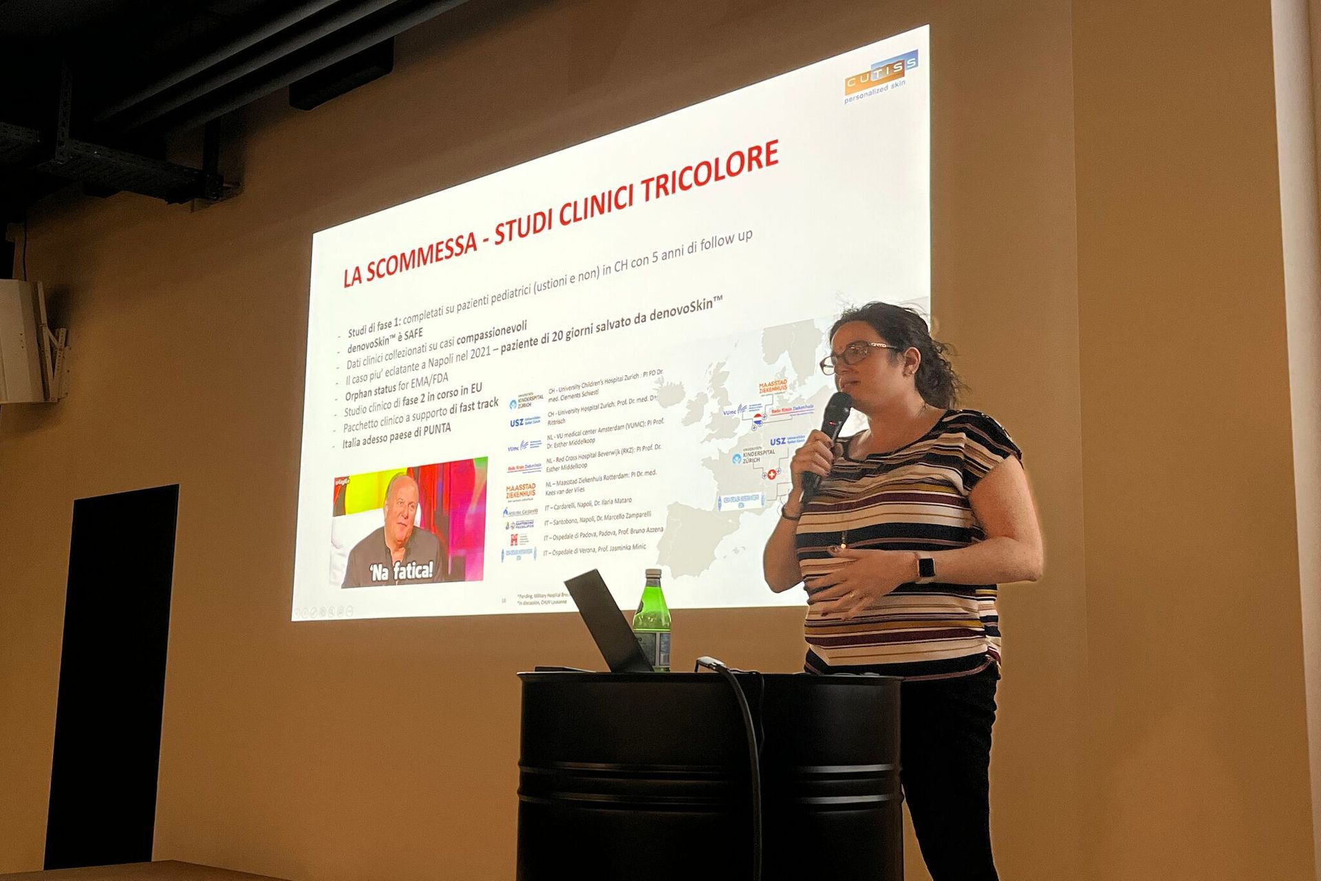 La prima edizione della “Italian Tech Night”, organizzata dal sodalizio #pizzatech, ha avuto luogo la sera del 24 marzo 2022 presso lo Startup Space by IFJ di Schlieren, vicino a Zurigo: l’intervento di Daniela Marino, imprenditrice in campo sanitario e fondatrice di Cutiss AG
