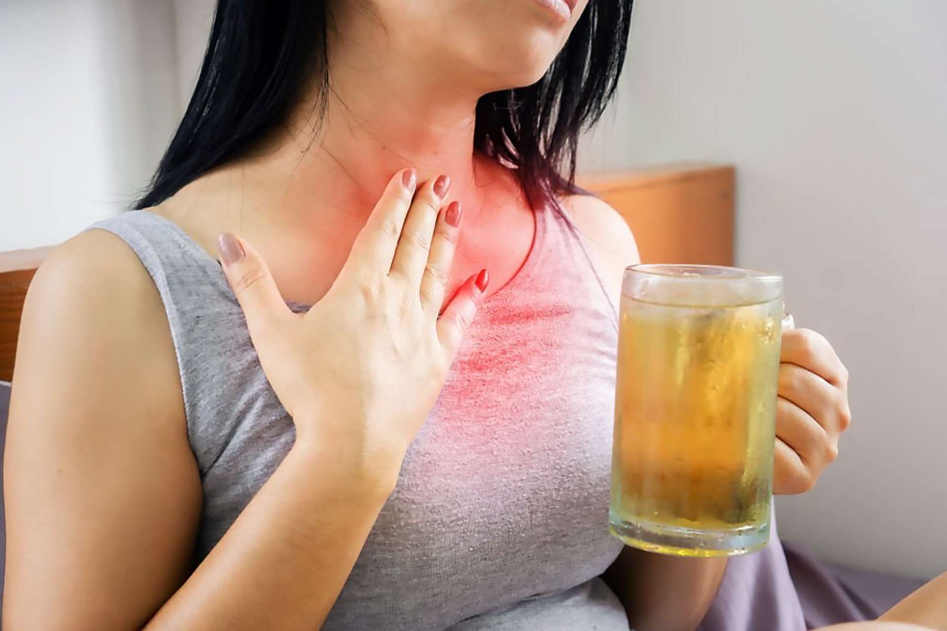 Il reflusso gastroesofageo può essere sia liquido che gassoso