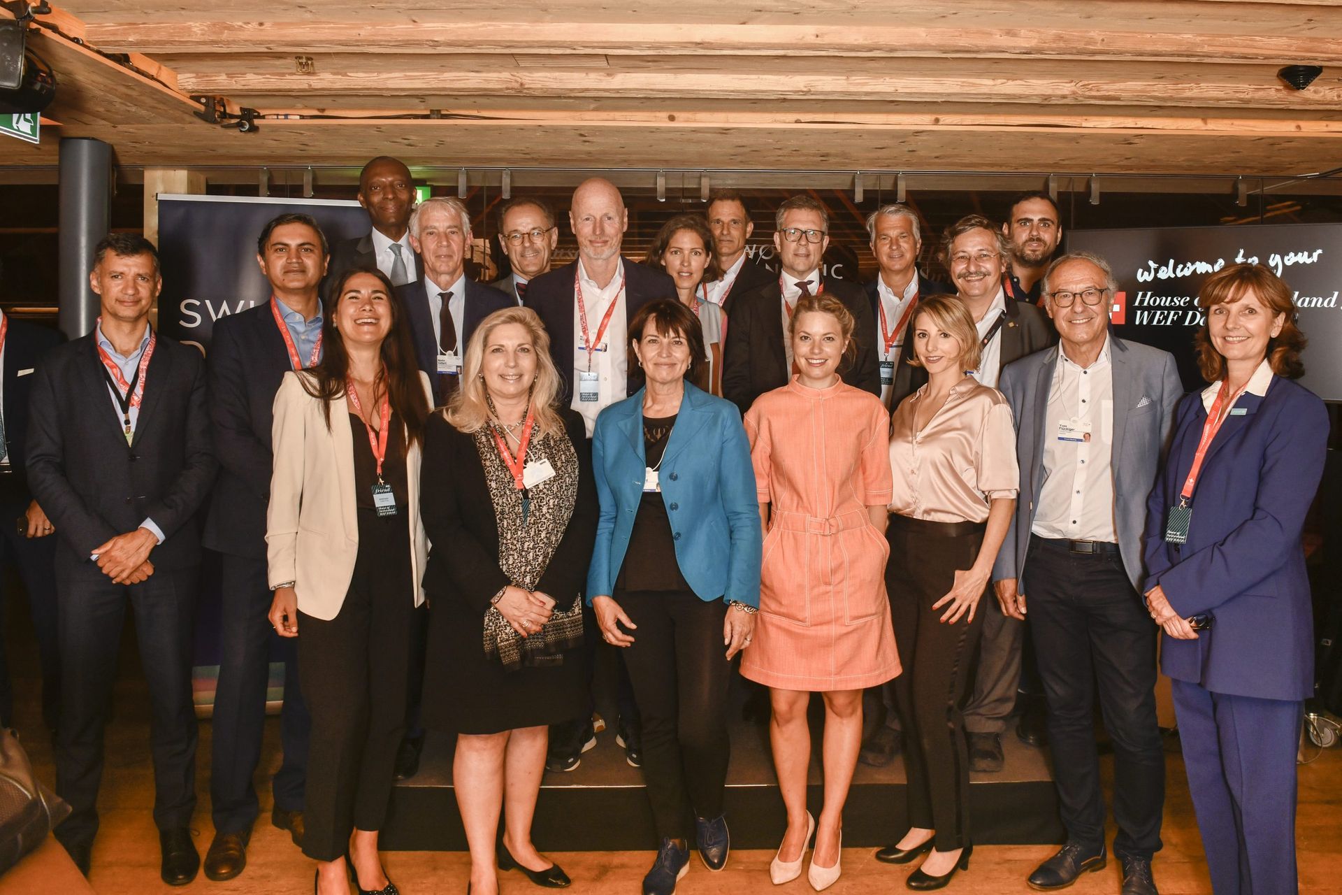 Le altissime personalità svizzere e internazionali alla presentazione della "Digital Trust Label" al World Economic Forum 2022 di Davos