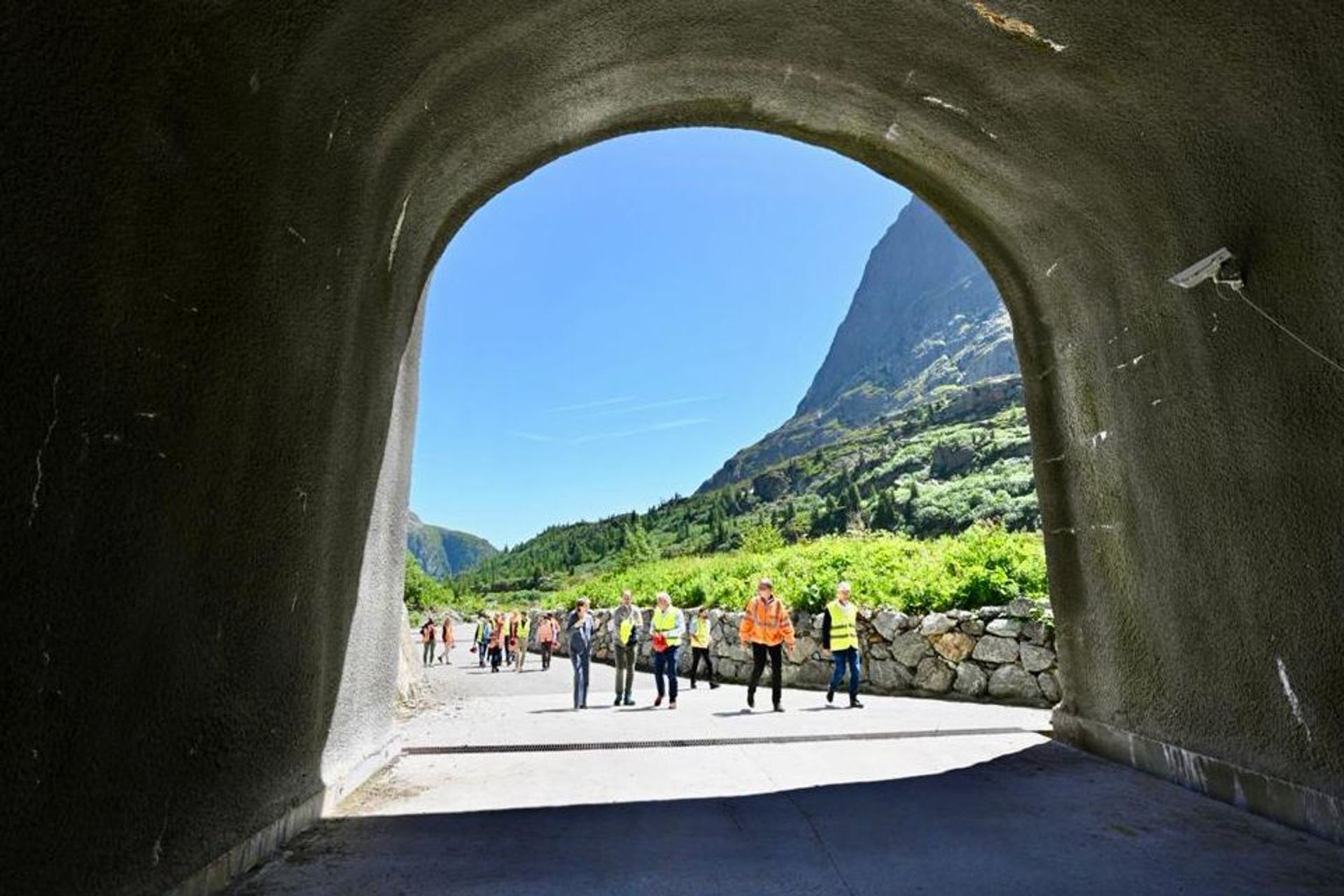 L'accesso di Emosson della centrale di pompaggio-turbinaggio vallesana di Nant de Drance