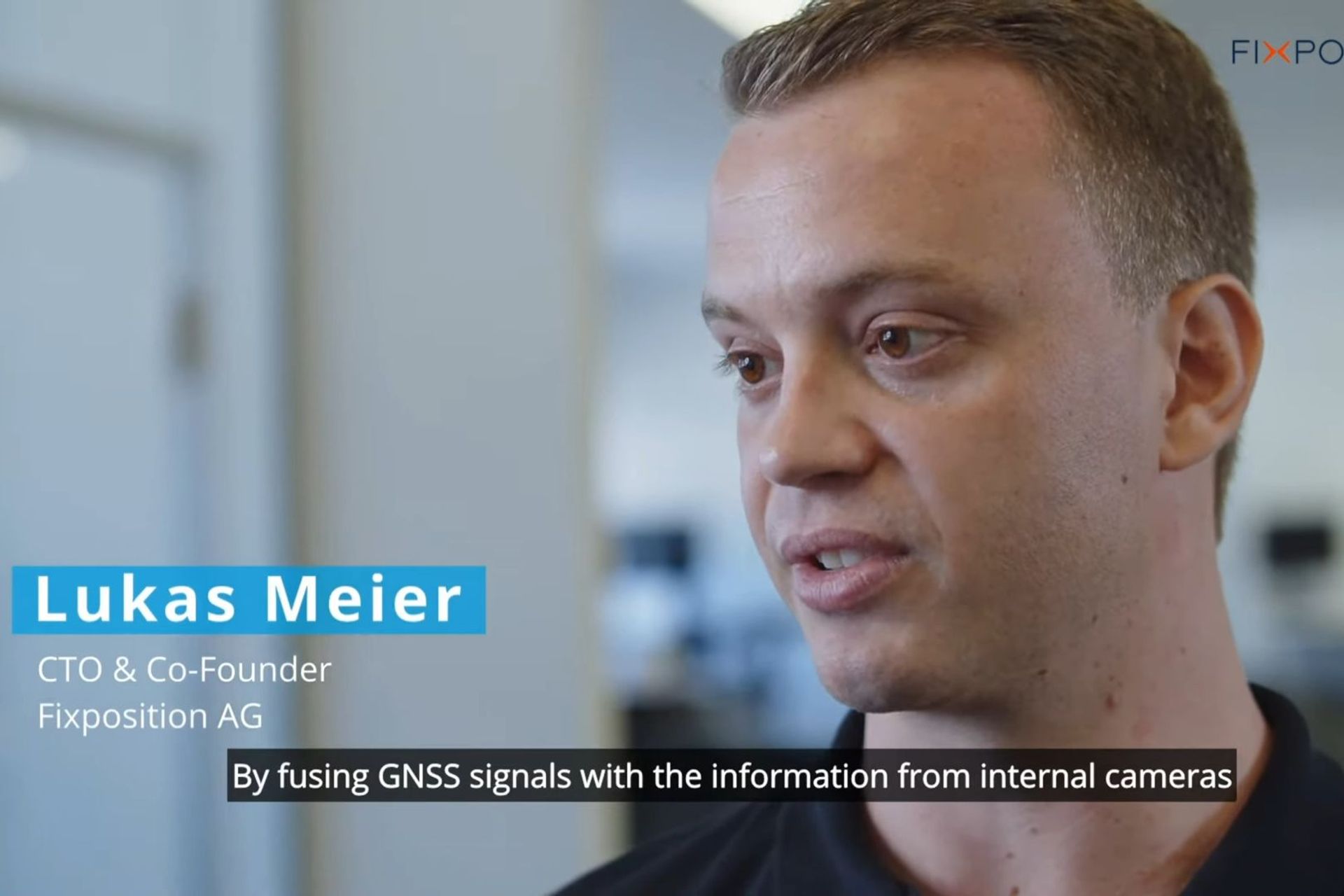 Lukas Meier è CTO e co-fondatore di Fixposition AG
