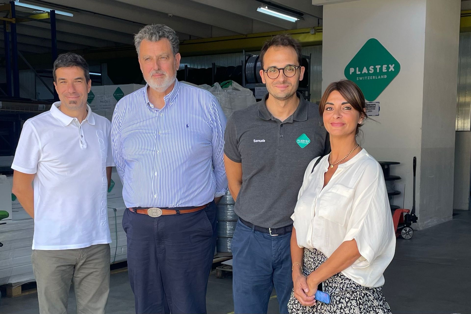 Incontro tra i dirigenti di Plastex e l'Associazione Zenzero