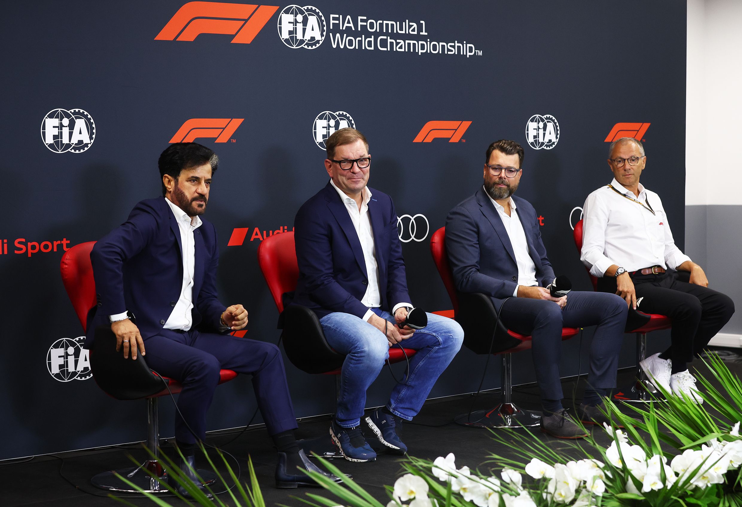 La conferenza stampa di lancio del programma Audi in Formula 1