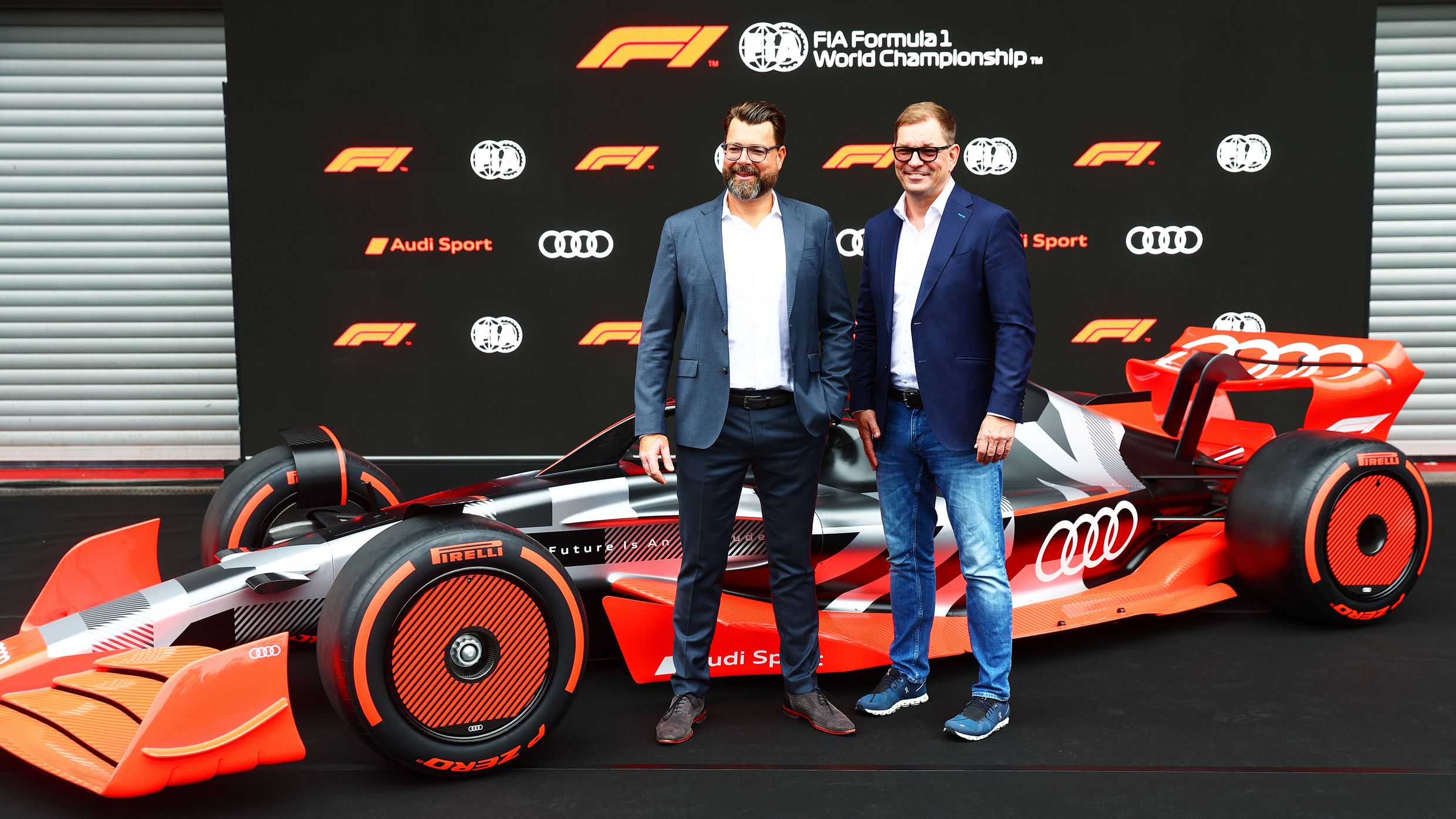 La conferenza stampa di lancio del programma Audi in Formula 1