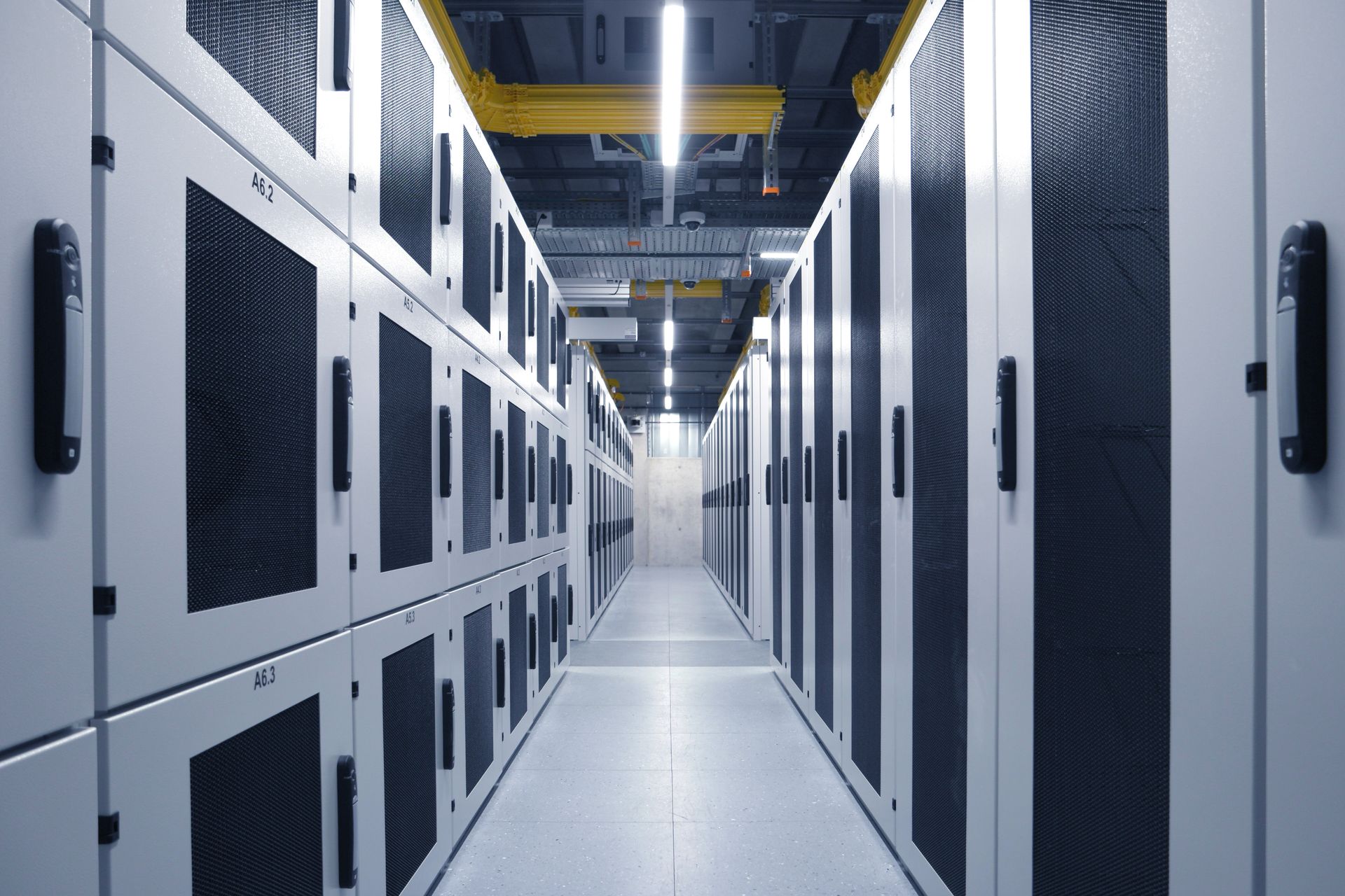 La stanza dei server del Rechenzentrum Ostschweiz di Gais in Appenzello Esterno