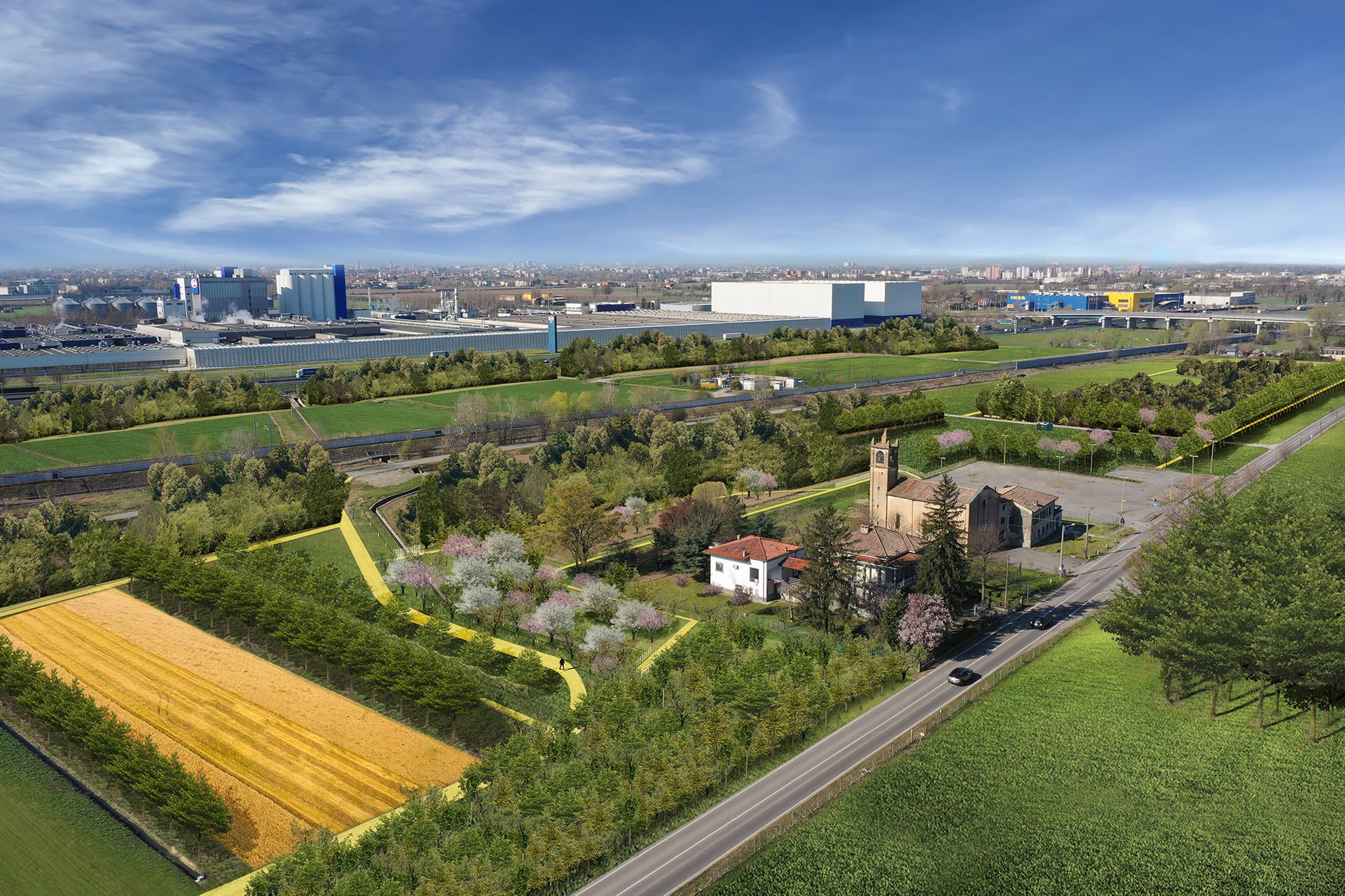 L'agriBosco Barilla di Parma come sarà domani