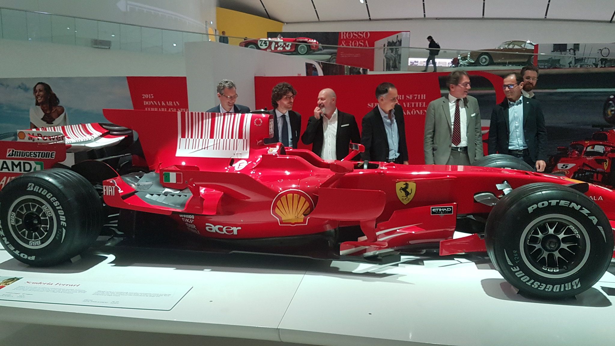 Stefano Bonaccini al Museo Enzo Ferrari di Modena