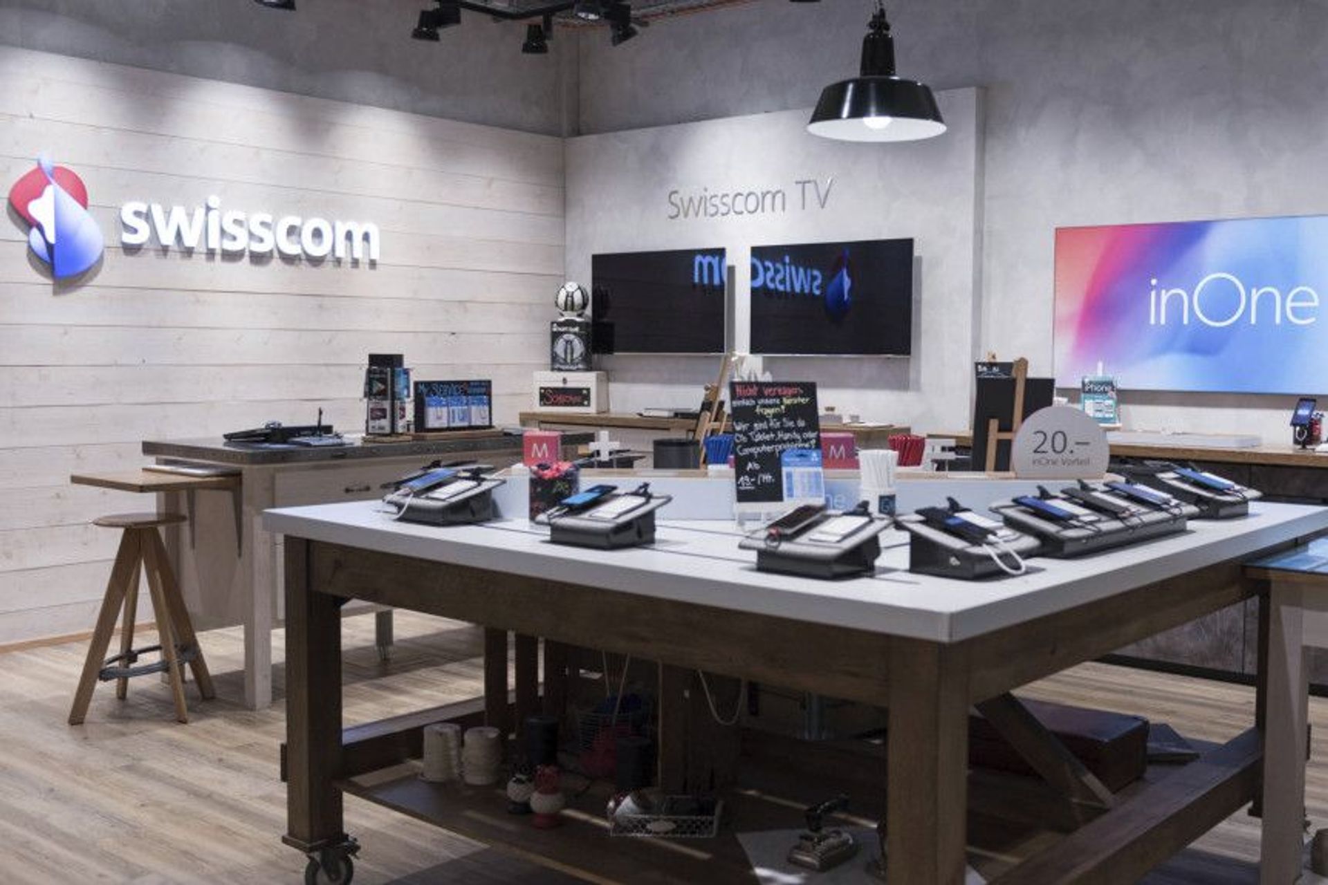Un negizio della Swisscom in Svizzera