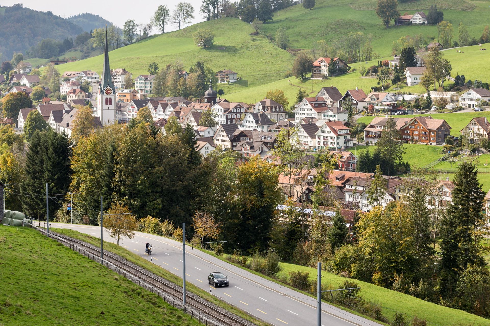 Una panoramica del Comune di Gais in Appenzello Esterno
