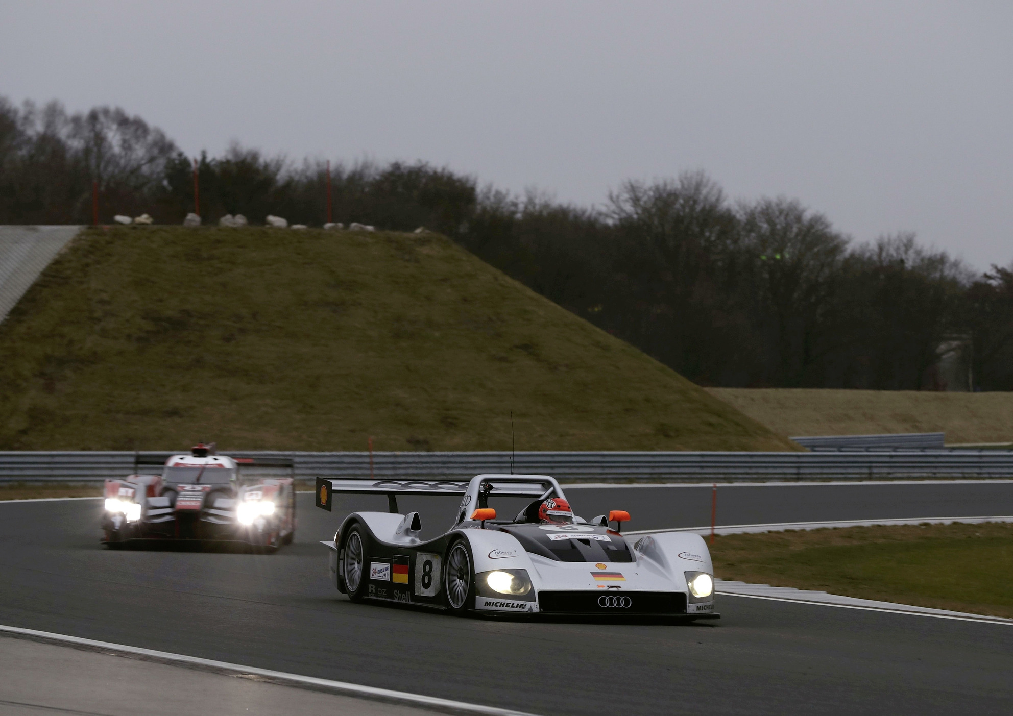 Il Competence Center Motorsport dell'Audi a Neuburg an der Donau in Germania