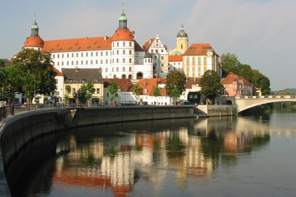 Il castello di Neuburg an der Donau in Baviera