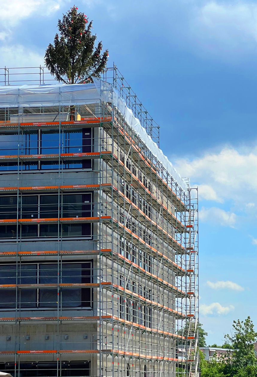 L’edificio dei laboratori di EMPA ed EAWAG a Dübendorf dal 2024