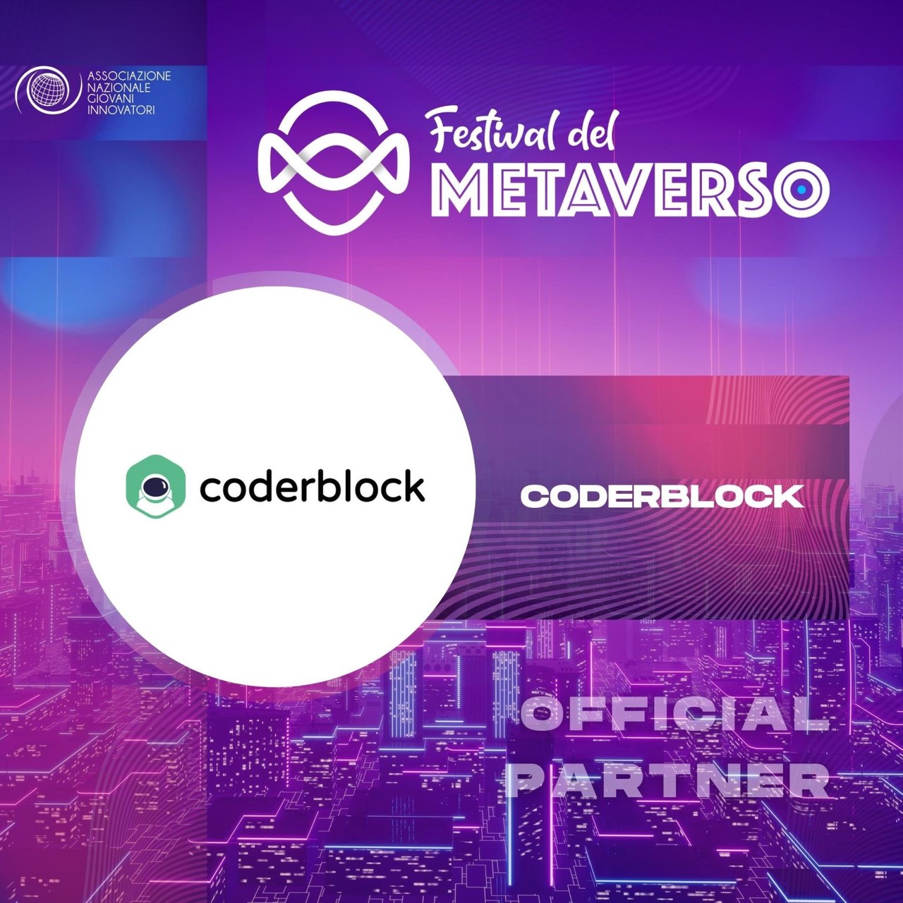 La prima edizione del Festival del Metaverso in Italia ha accolto importanti sponsor e partner, fra i quali Coderblock