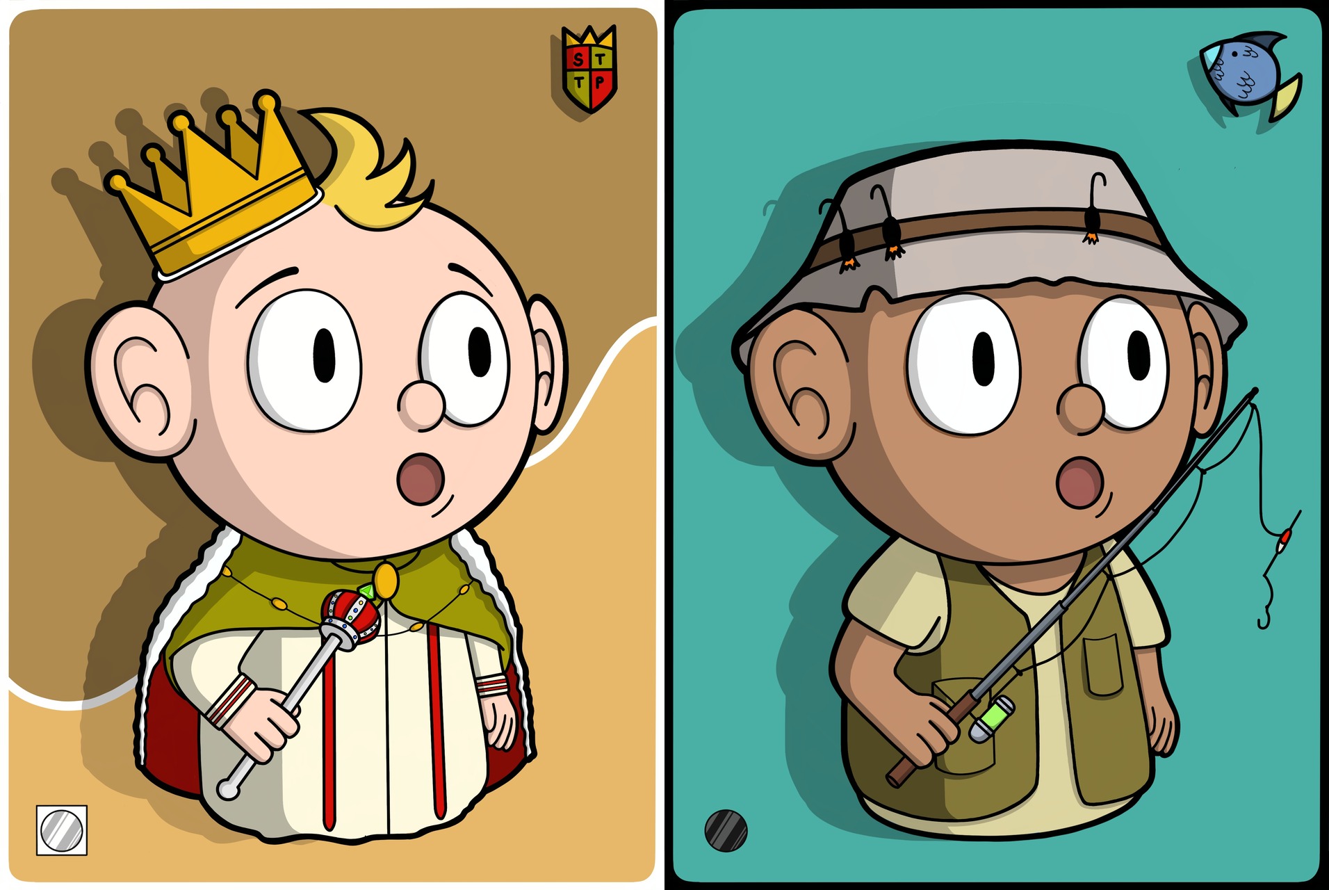 I bimbi in stile cartoon della collezione Child Prodigy di “Stereotypes Crew”