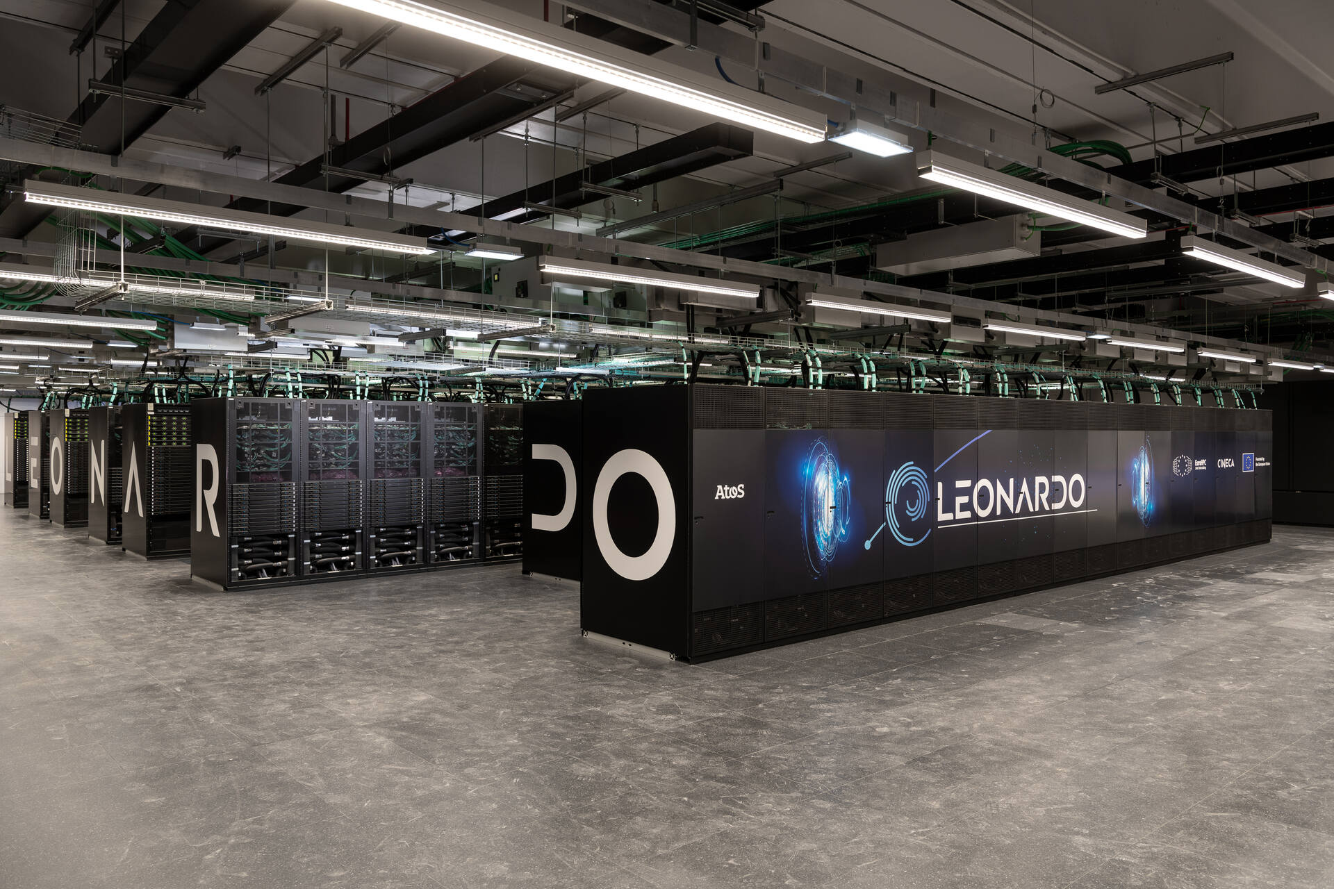La cerimonia di inaugurazione del supercomputer Leonardo a Bologna il 24 novembre 2022