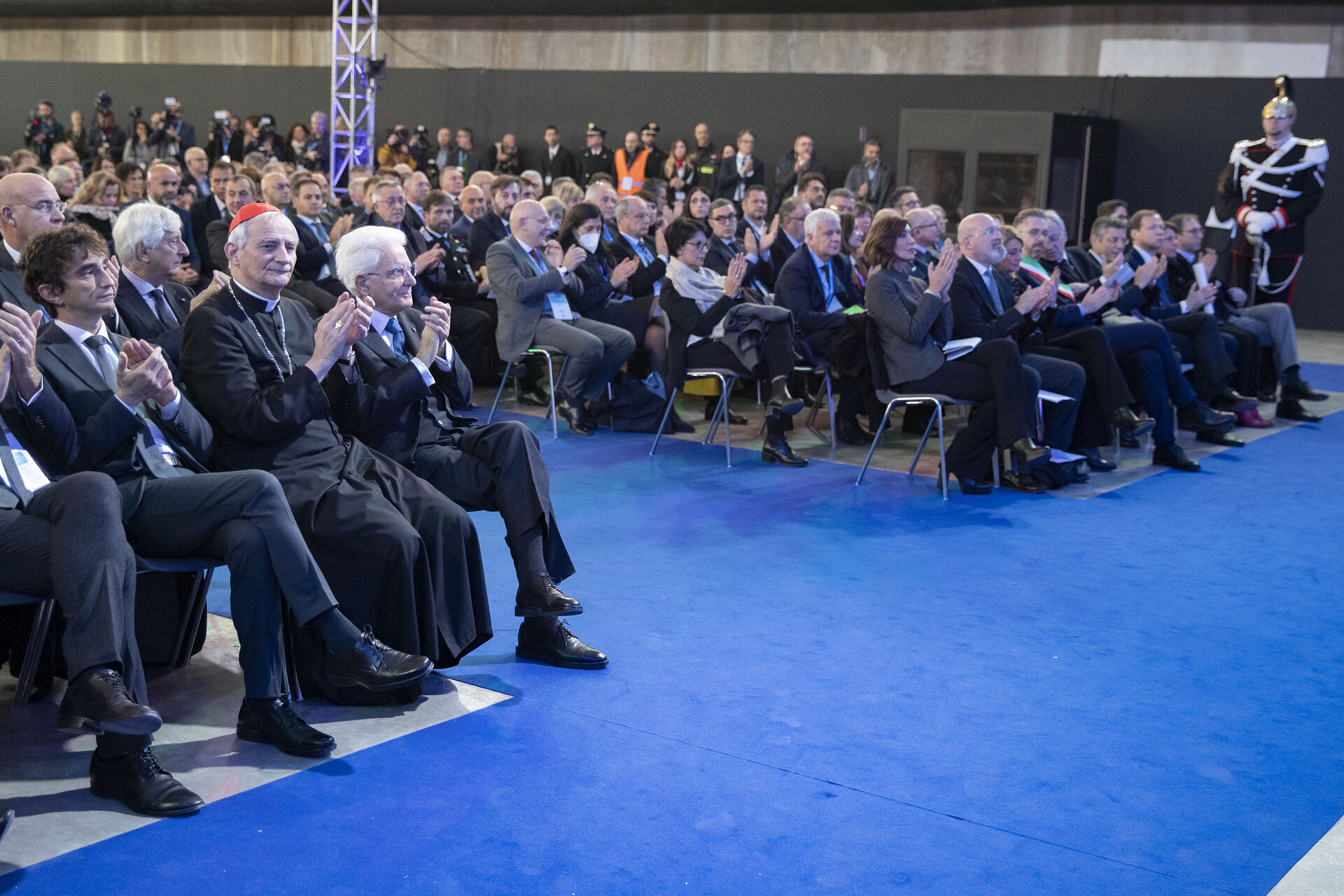 La cerimonia di inaugurazione del supercomputer Leonardo a Bologna il 24 novembre 2022