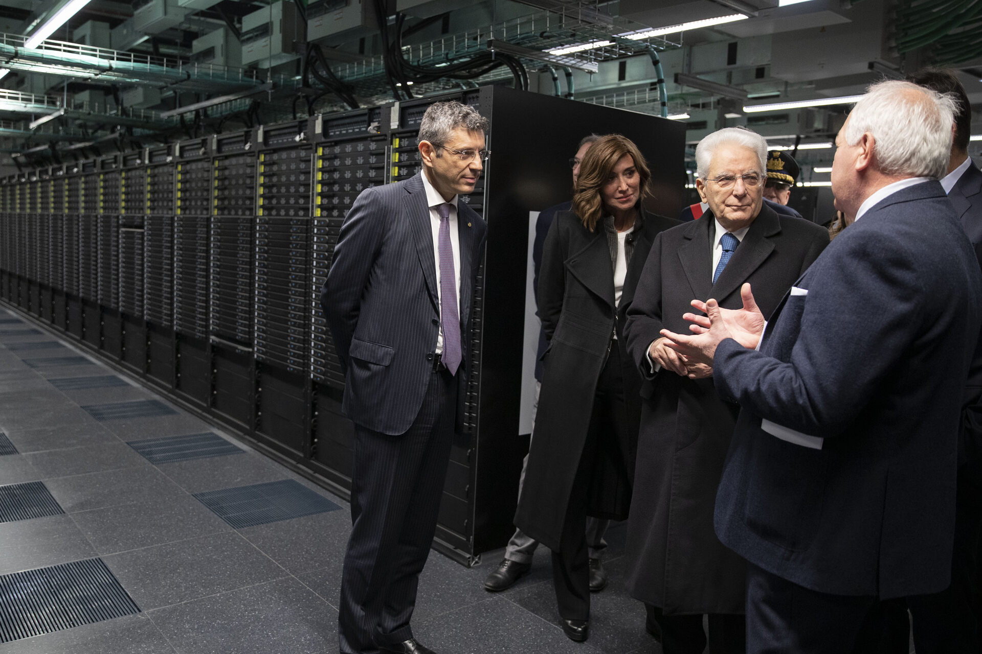 La cerimonia di inaugurazione del supercomputer Leonardo a Bologna il 24 novembre 2022