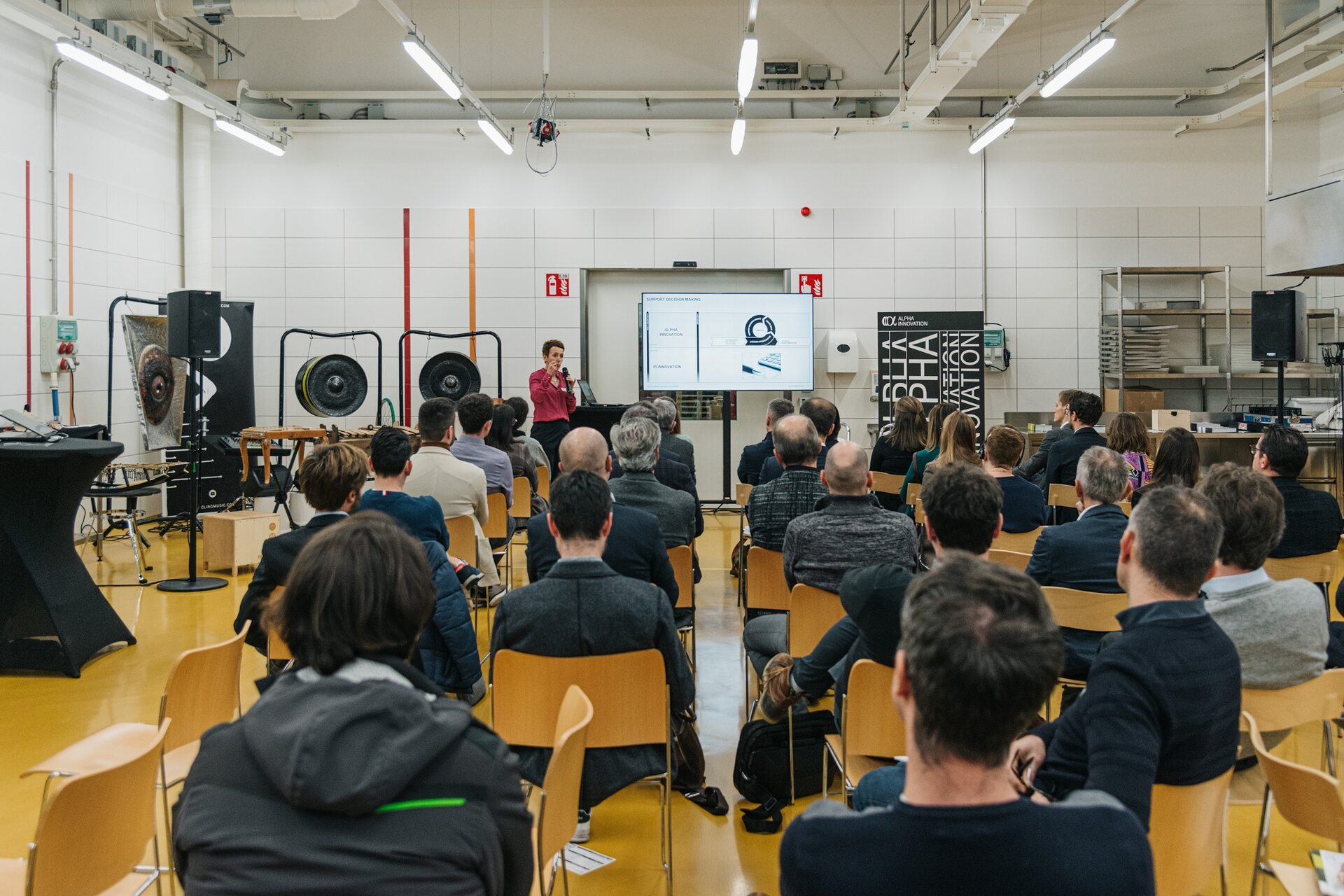 La presentazione del progetto “Alpha Innovation” del NOI Techpark nella "Creative Kitchen" di Loacker