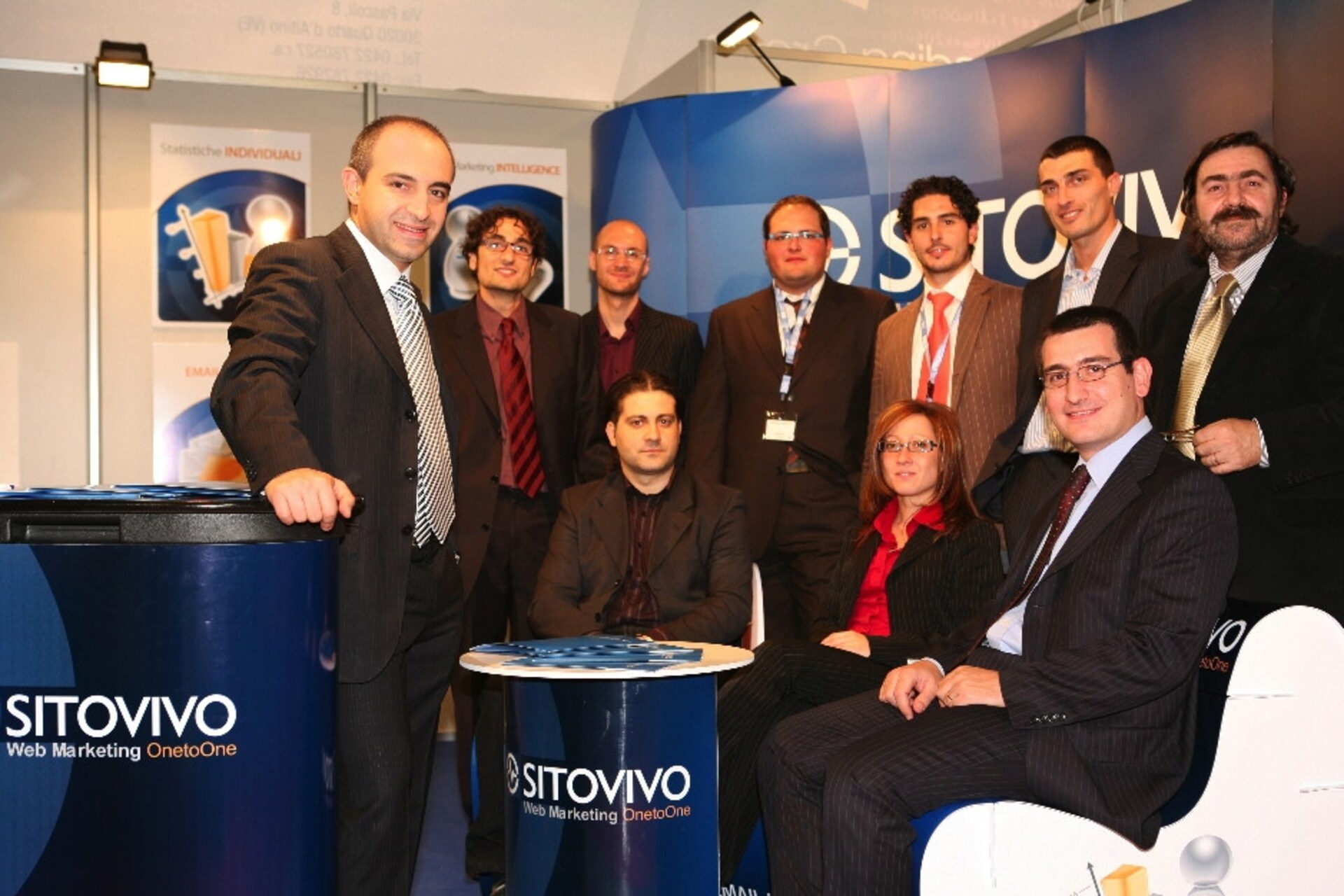 Lo staff della società SitoVivo di Torino e Giarre (Catania)