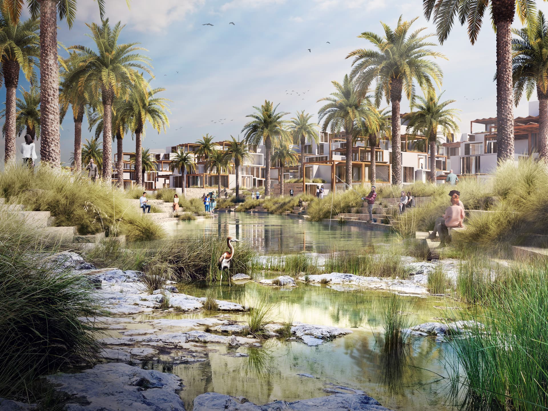 La natura sarà integrata all'interno del tessuto urbano: una strategia fondamentale per mitigare l'aumento delle temperature e il fenomeno delle isole di calore. Questo, poi, aumenterà anche la biodiversità della città, fondamentale per rendere resiliente l'intero centro urbano (Foto: URB)