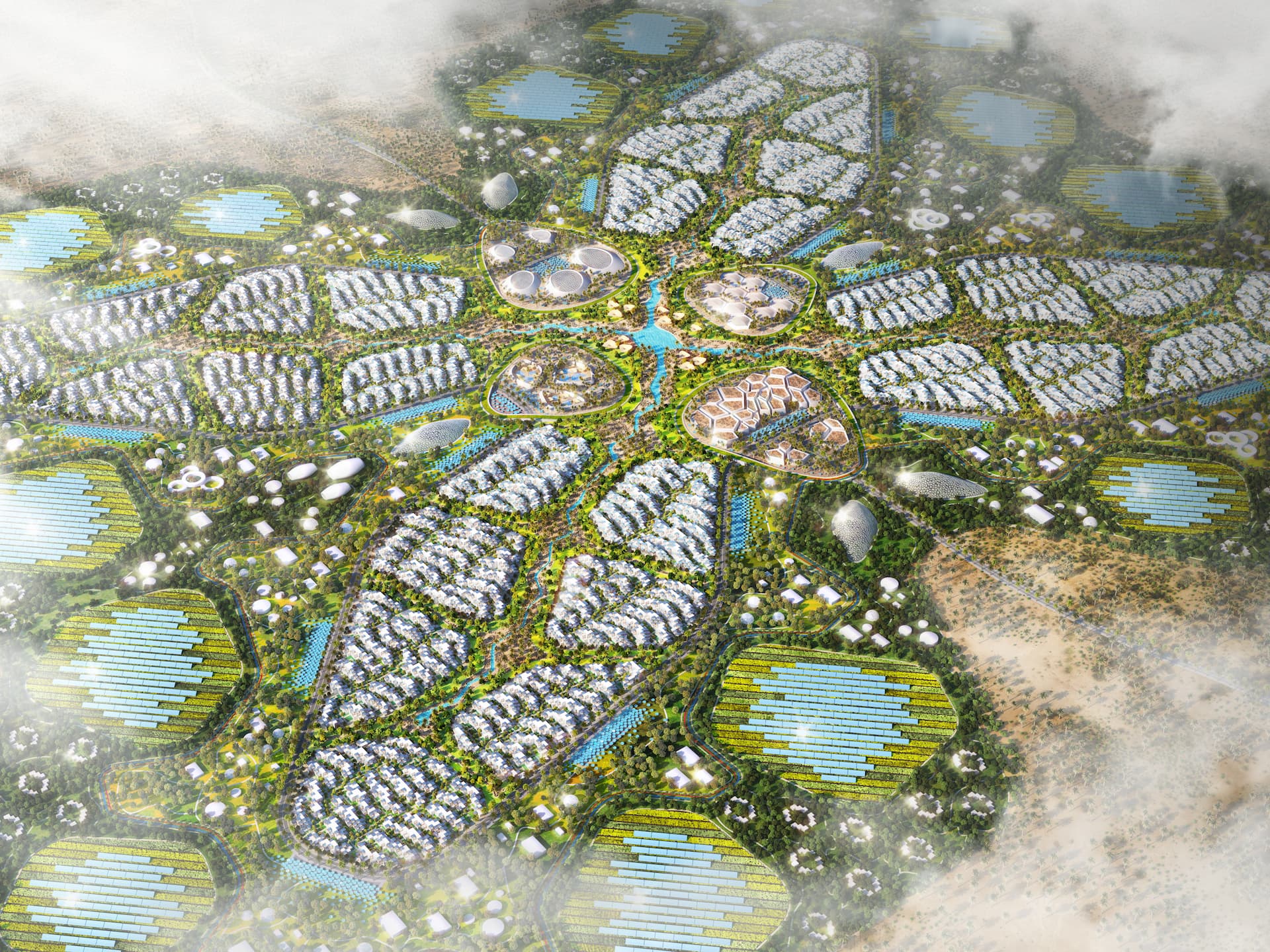Il paesaggio urbano di XZERO è molto particolare e in questo risiede la sua forza: URB ha dato vita a una città resiliente in cui sarà la mobilità dolce e assere protagonista (Foto: URB)