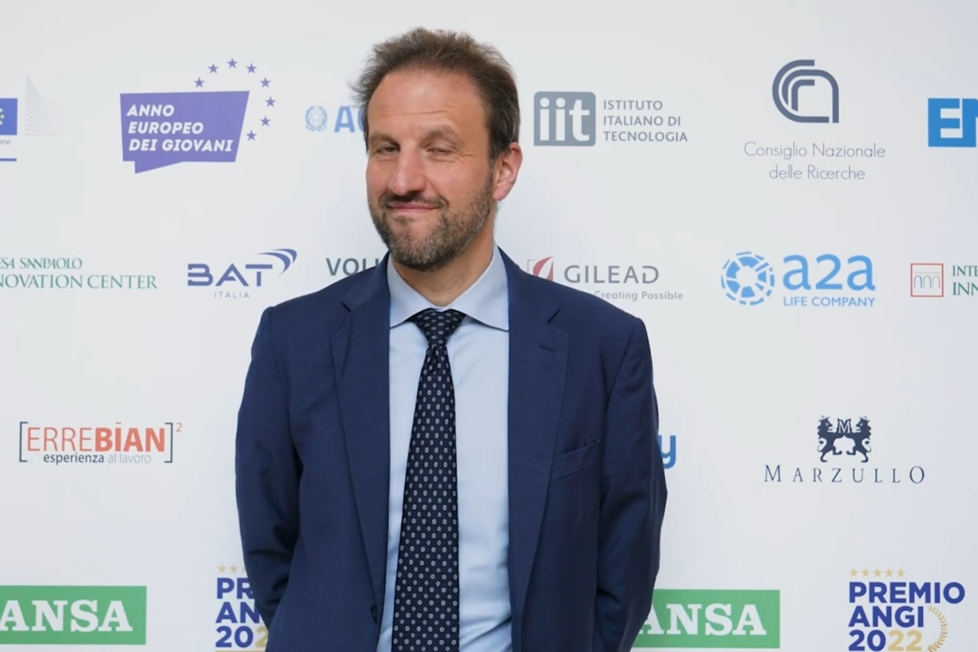 Oscar dell'innovazione: Claudio Lubatti, Head of Institutional Relation Innovation Ecosystem dell’Intesa Sanpaolo Innovation Center, alla consegna del “Premio ANGI – Oscar dell’Innovazione” 2022